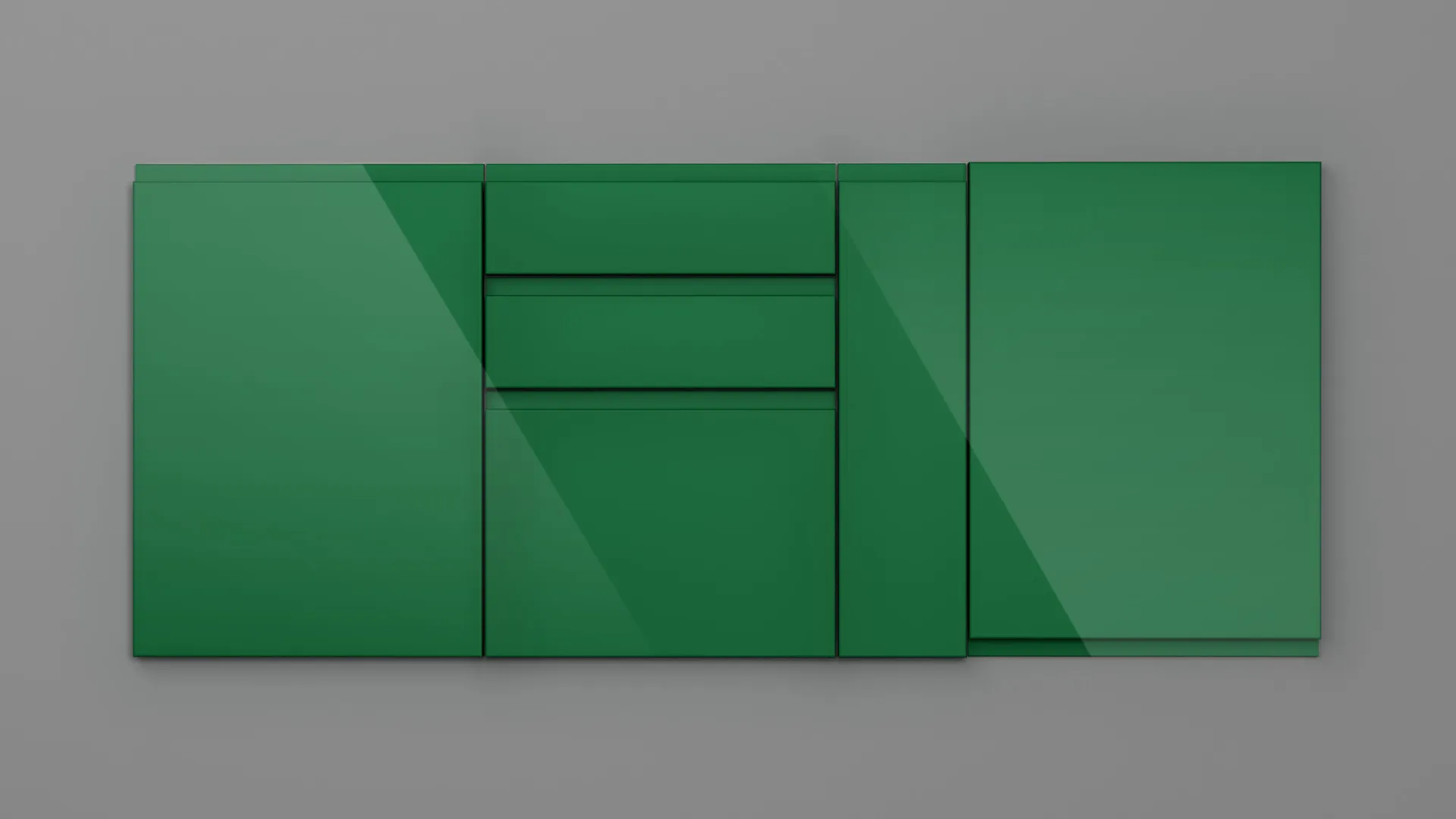 18 mm A38/R3 NETT 4900 VERDE SMARALD HIGH GLOSS - high gloss - nett colors