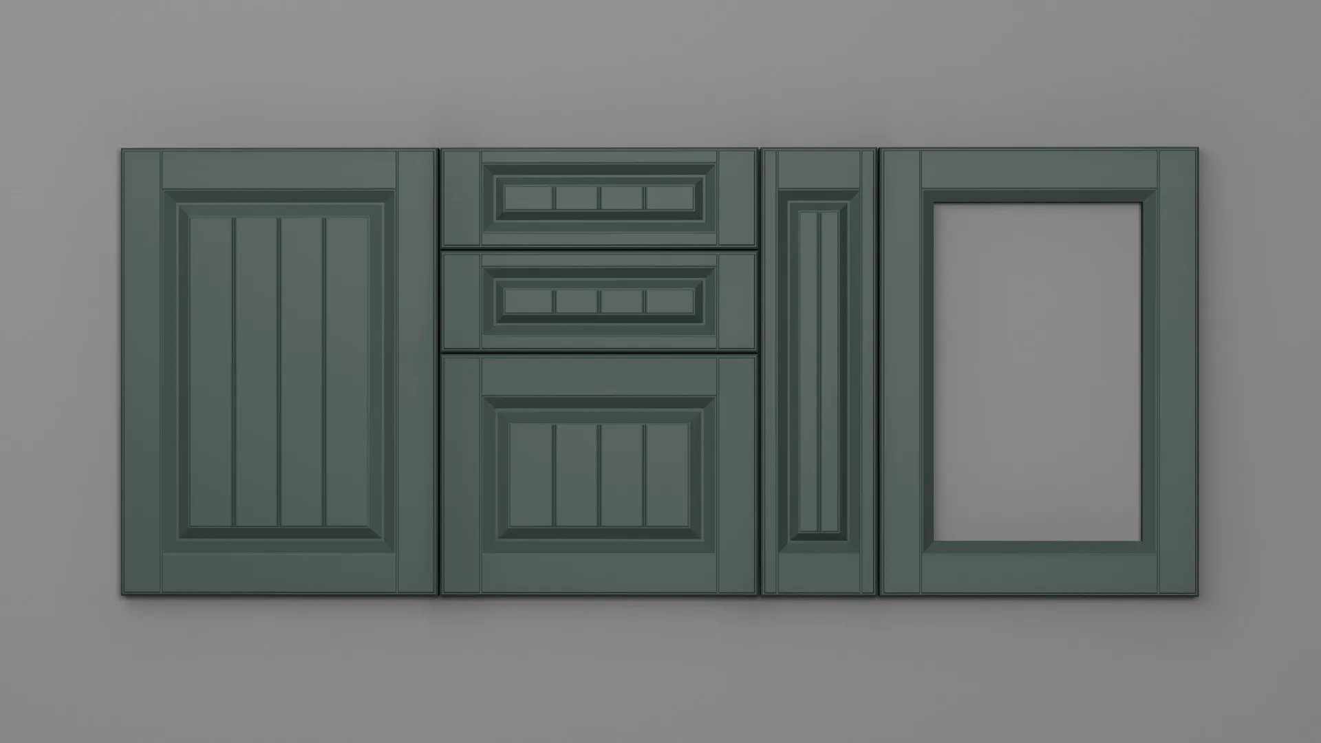 18 mm A132/D VERDE STUF ULTRA MAT - ultra mat - culori uni