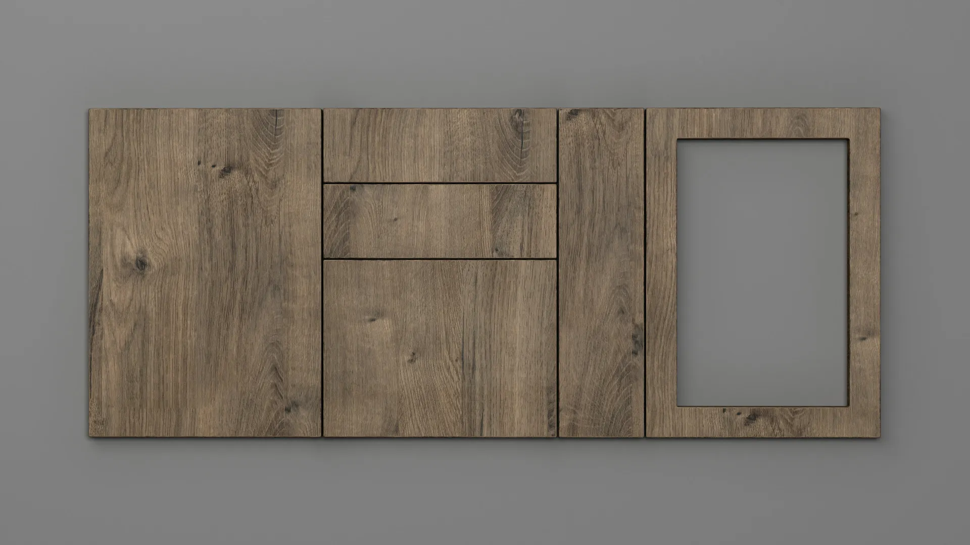 18 mm CANT R2 STEJAR RUSTIC RIBBECK - mat - imitație de lemn
