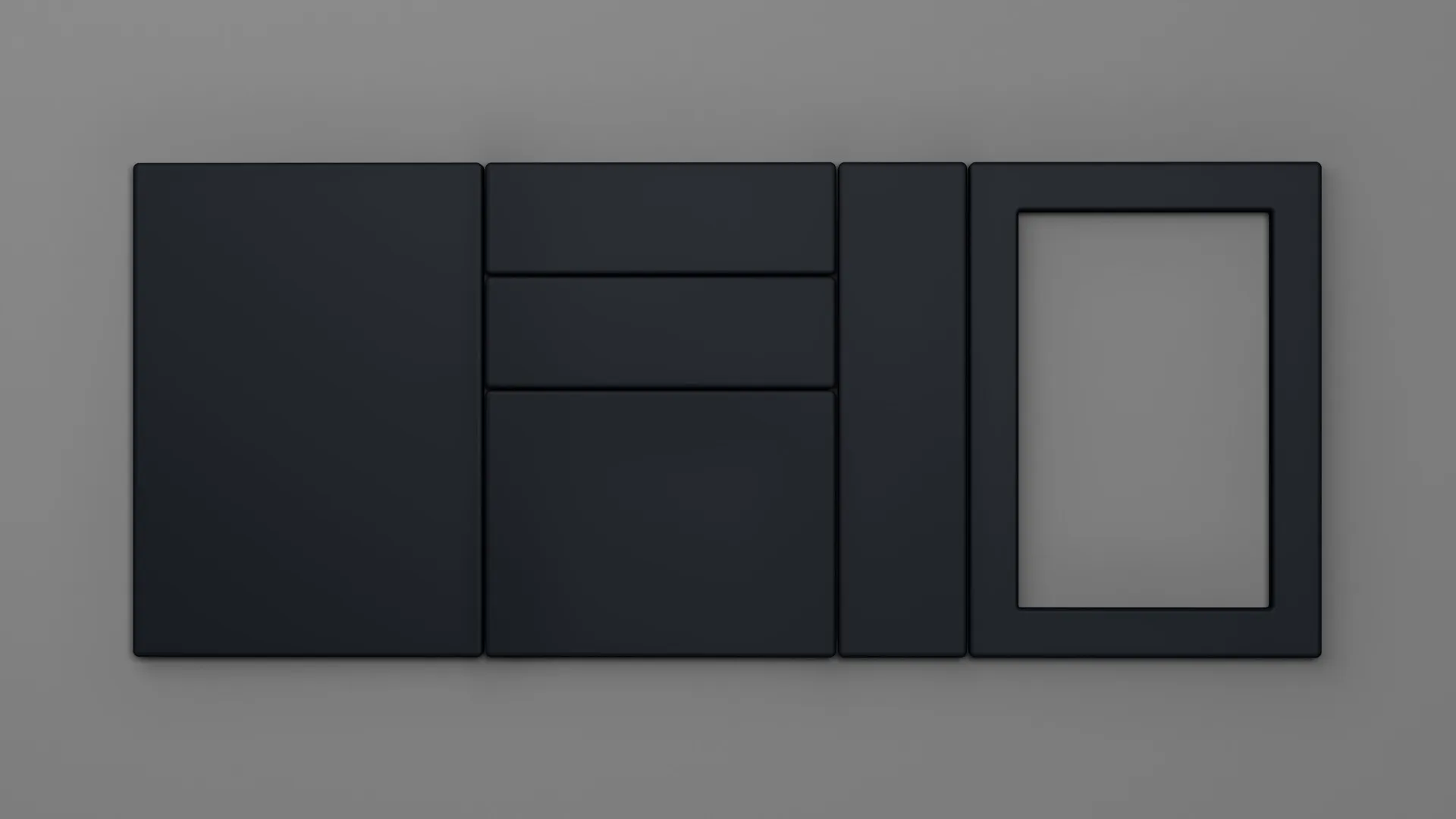 18 mm CANT R6 INDIGO ULTRA MAT - ultra mat - culori uni