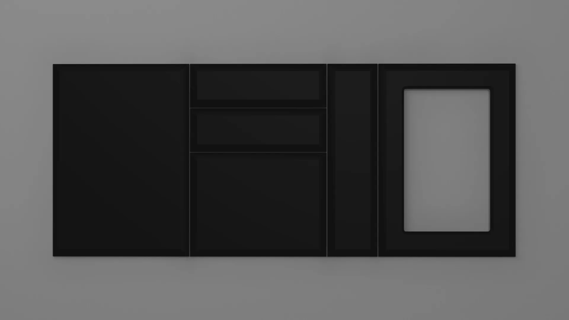 18 mm CANT S NEGRU ULTRA MAT - ultra mat - culori uni