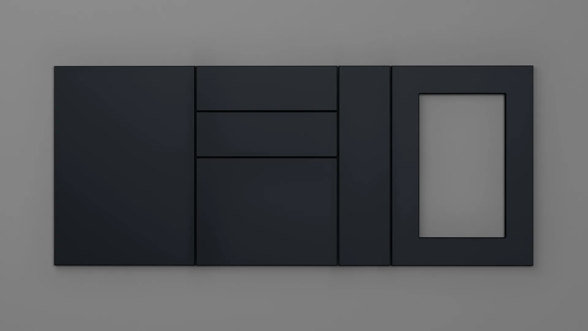 18 mm CANT T INDIGO ULTRA MAT - ultra mat - culori uni