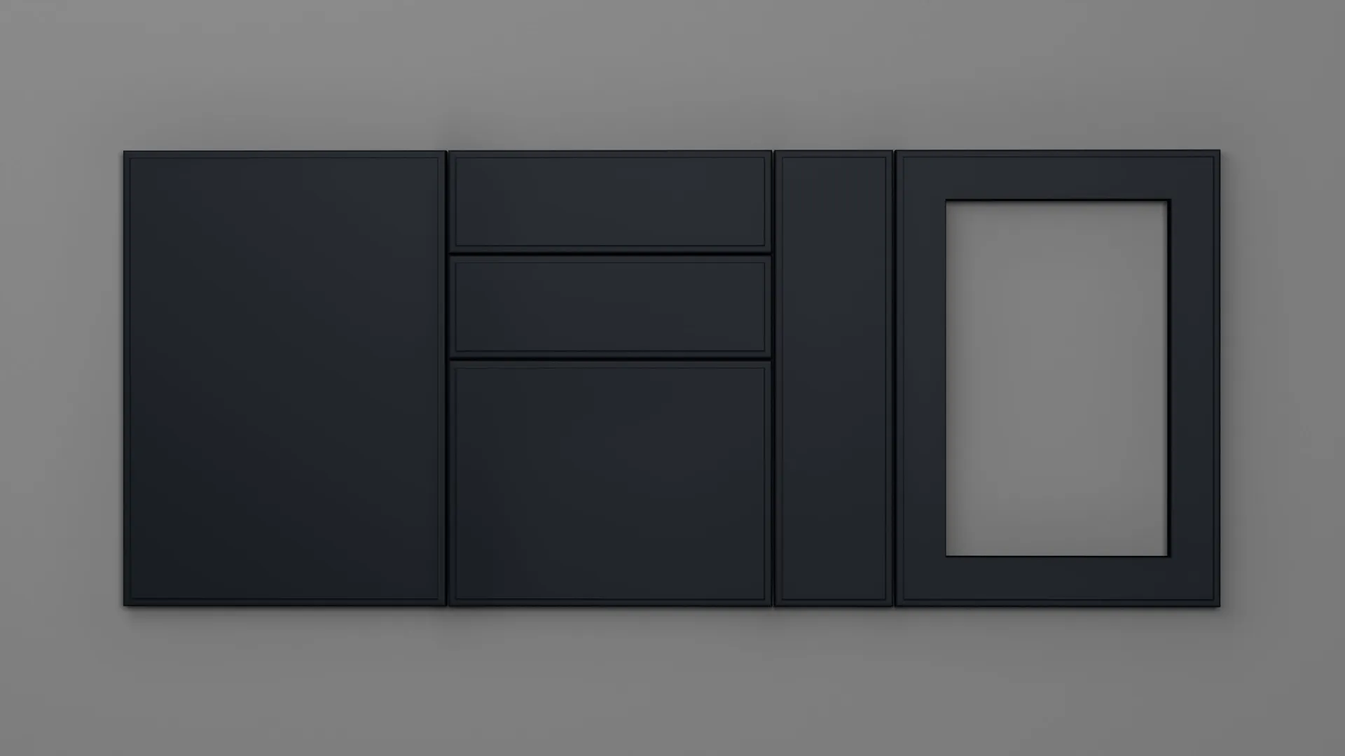 18 mm CANT L INDIGO ULTRA MAT - ultra mat - culori uni
