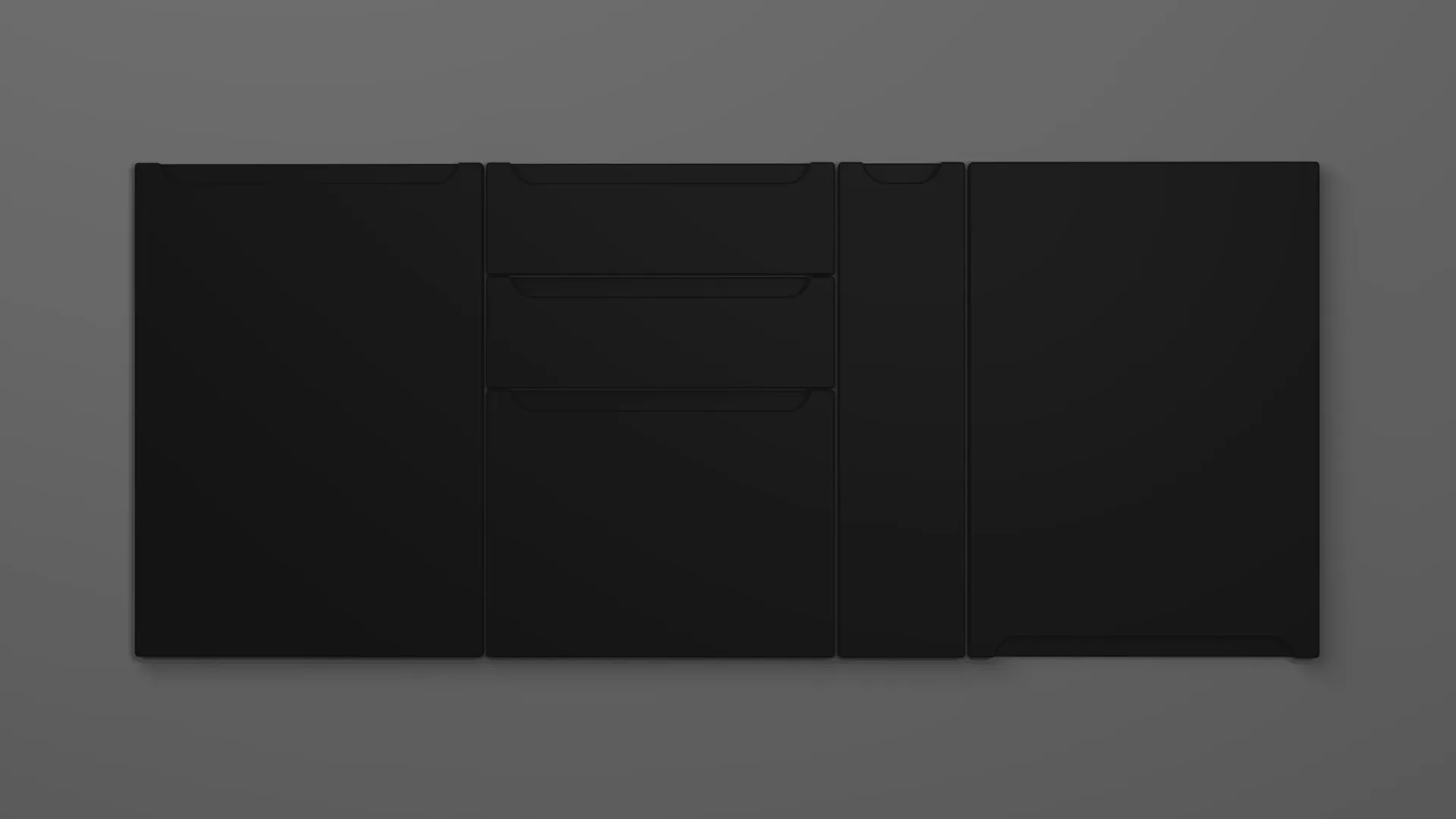 18 mm A34/R3 NEGRU ULTRA MAT - ultra mat - culori uni