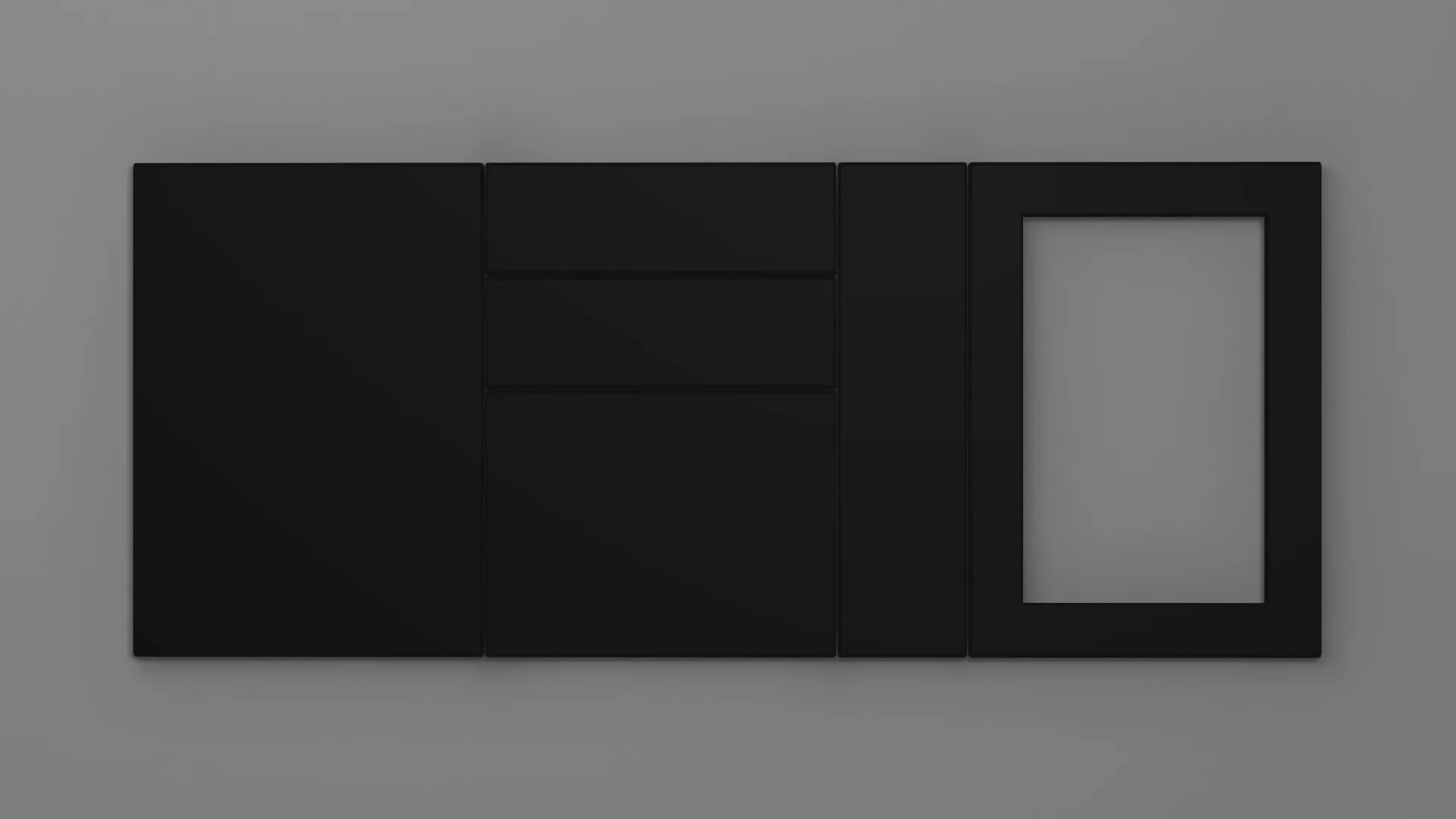 18 mm A333/R3T4 NEGRU ULTRA MAT - ultra mat - culori uni