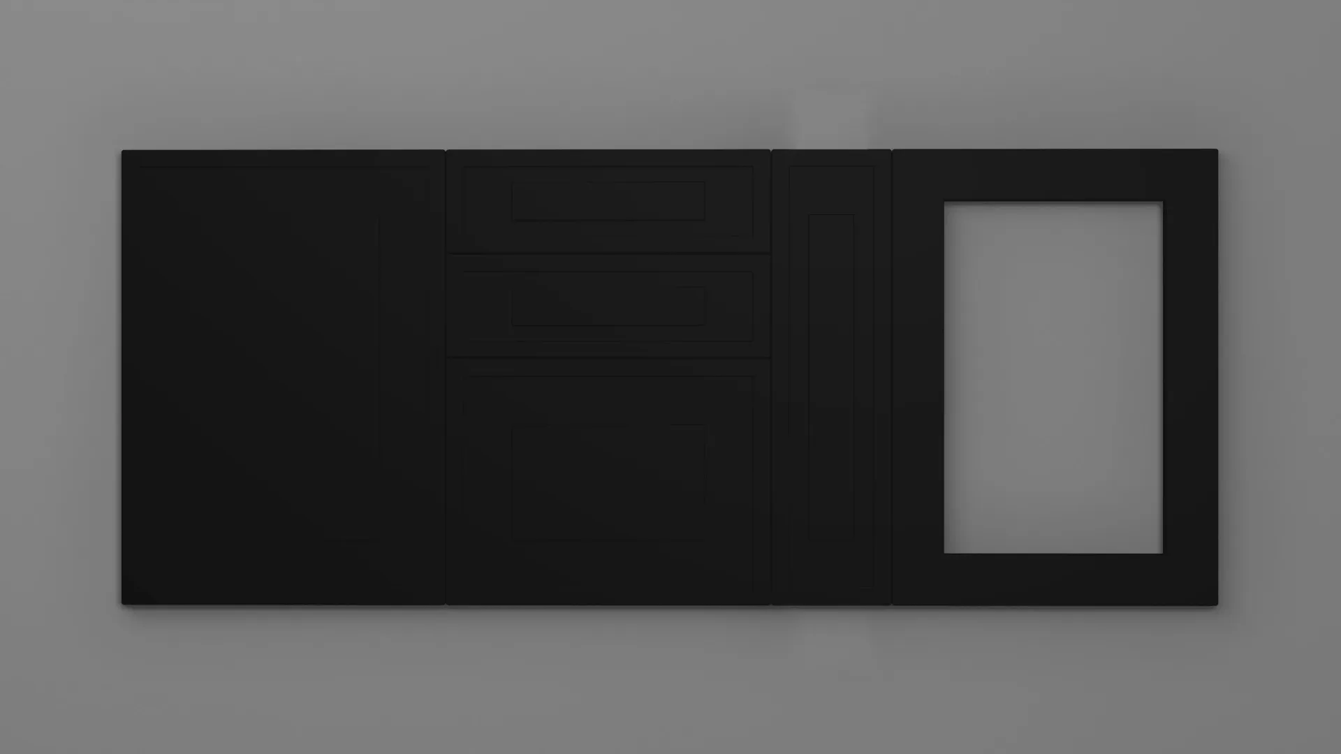 18 mm A120/R3 NEGRU ULTRA MAT - ultra mat - culori uni