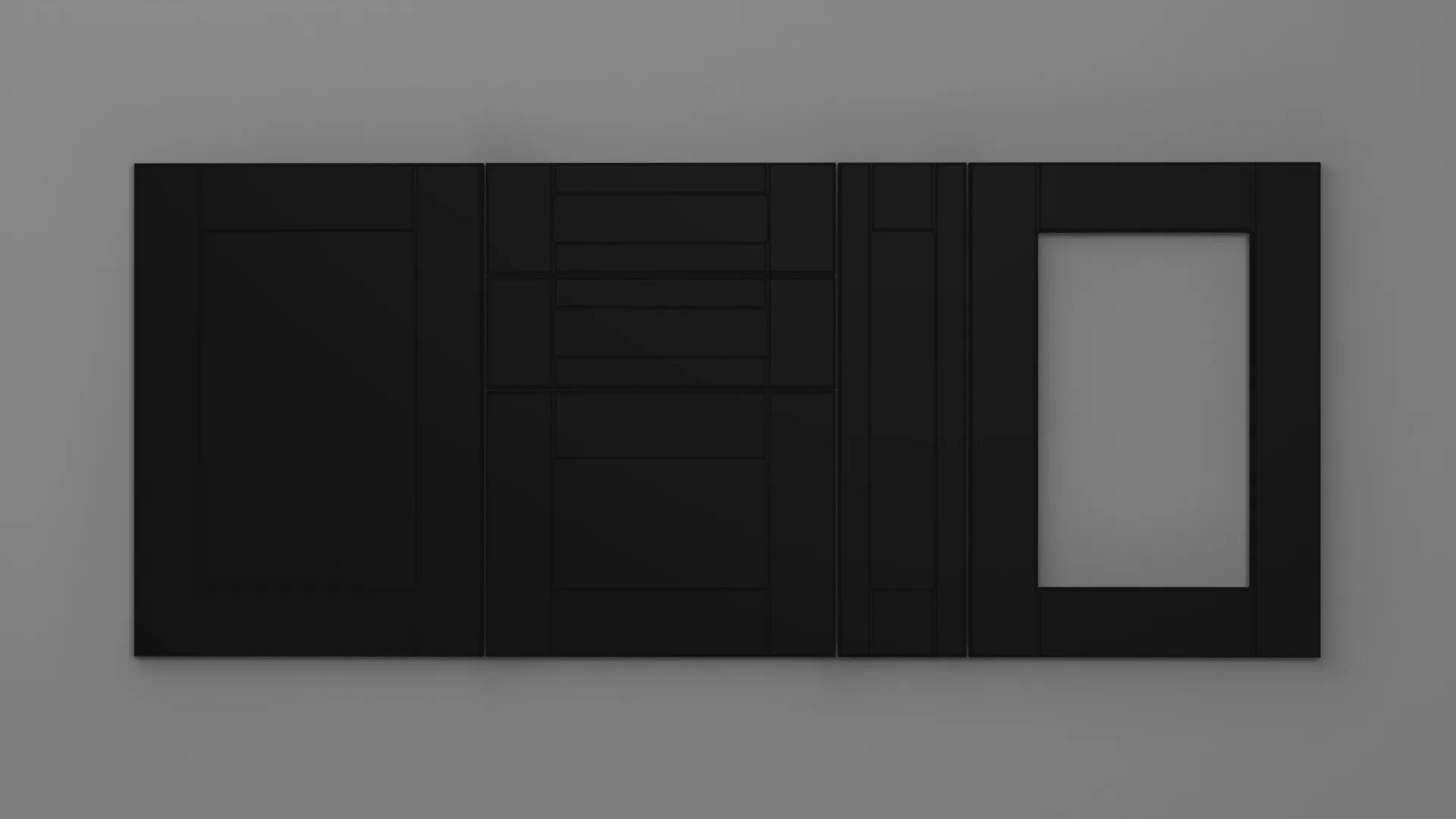 22 mm A159/R6 NEGRU CLASIC ULTRA MAT PERLAT - ultra mat perlat - culori uni