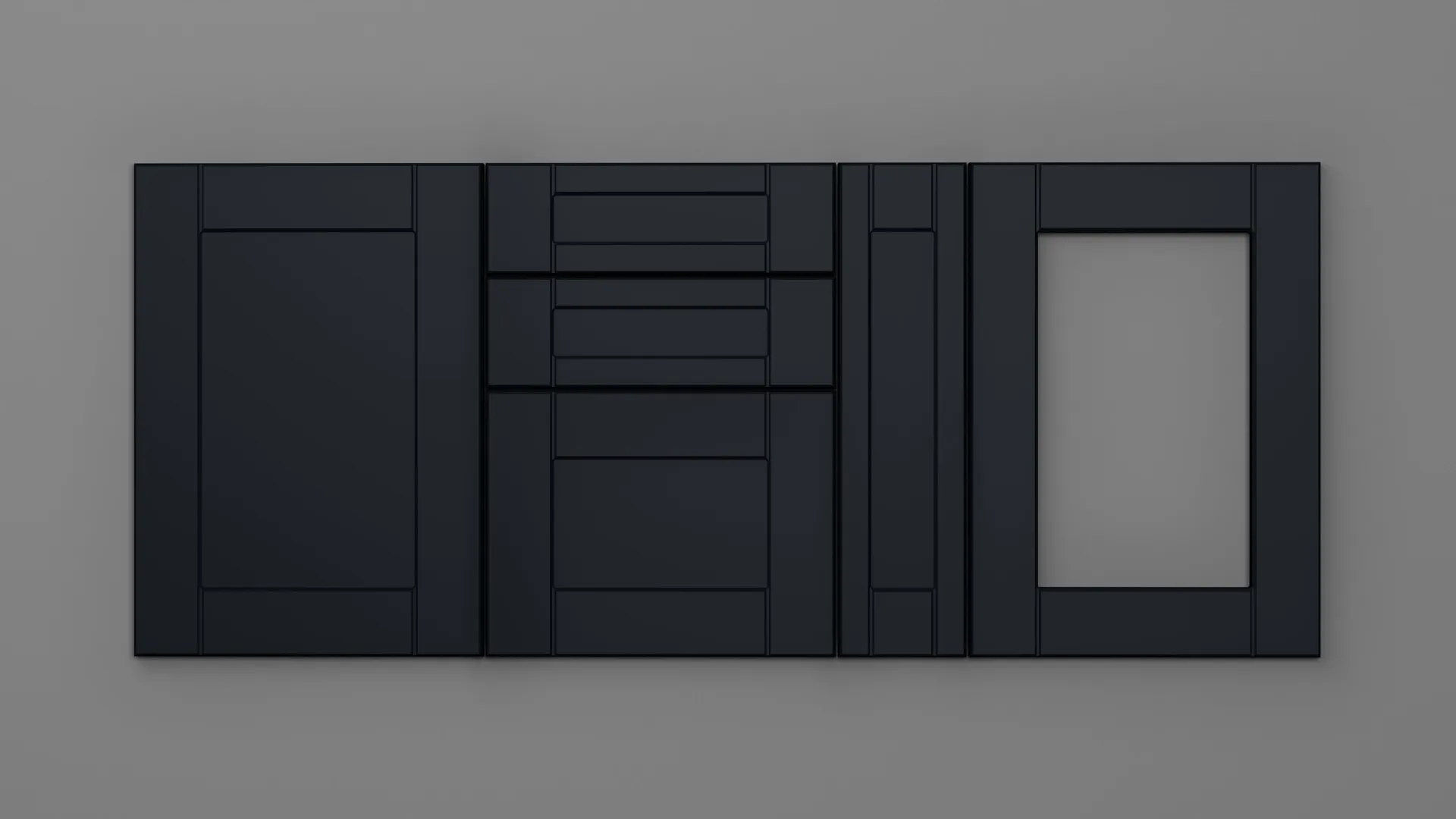 22 mm A159/R6 INDIGO ULTRA MAT - ultra mat - culori uni