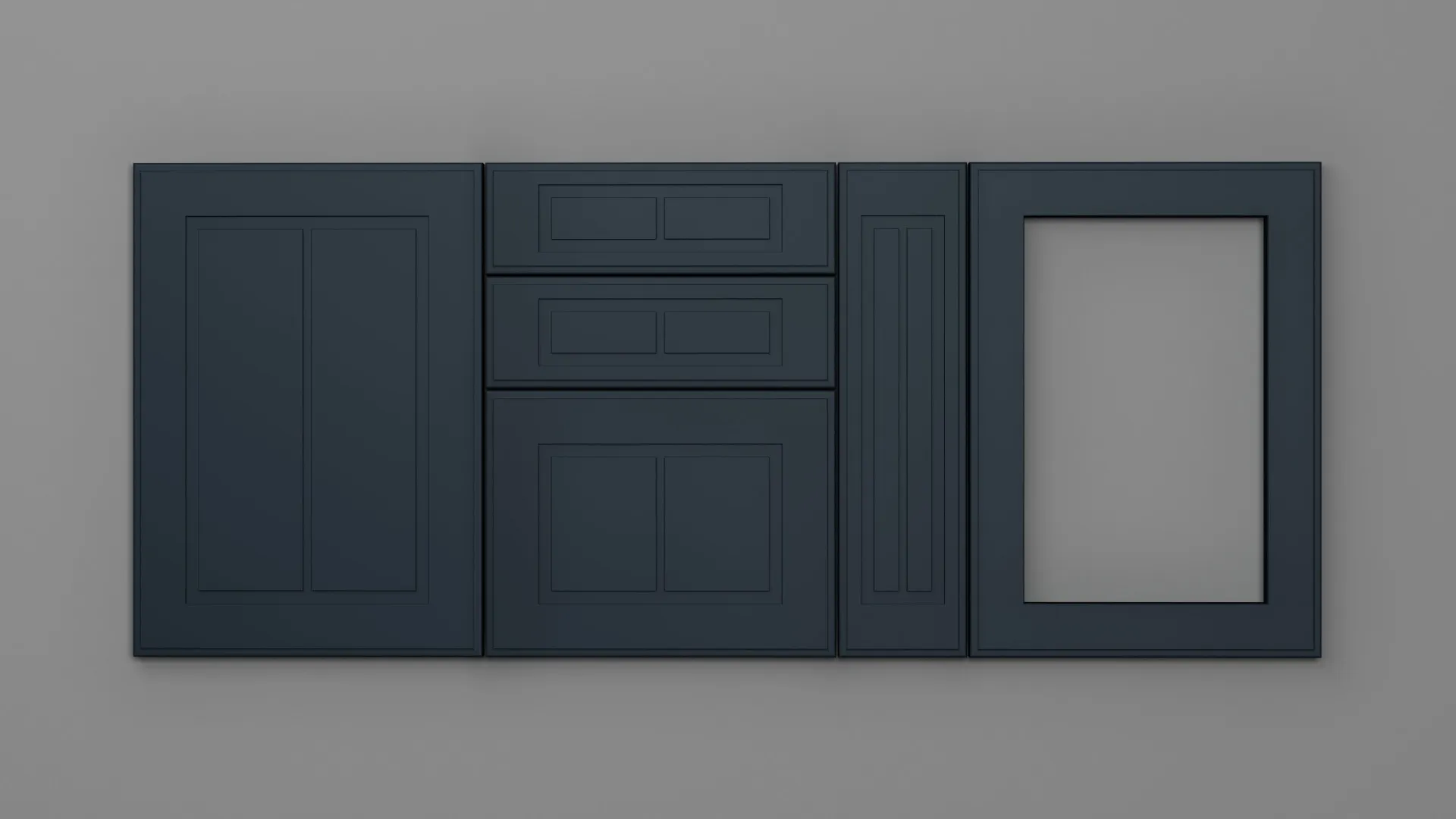 18 mm A143/L ALBASTRU PARISIAN ULTRA MAT - ultra mat - culori uni