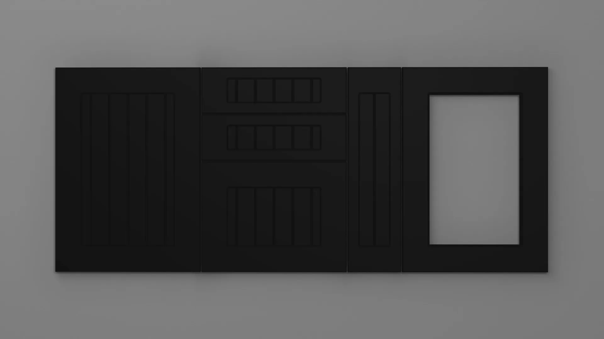 22 mm A179/T NEGRU CLASIC ULTRA MAT PERLAT - ultra mat perlat - culori uni