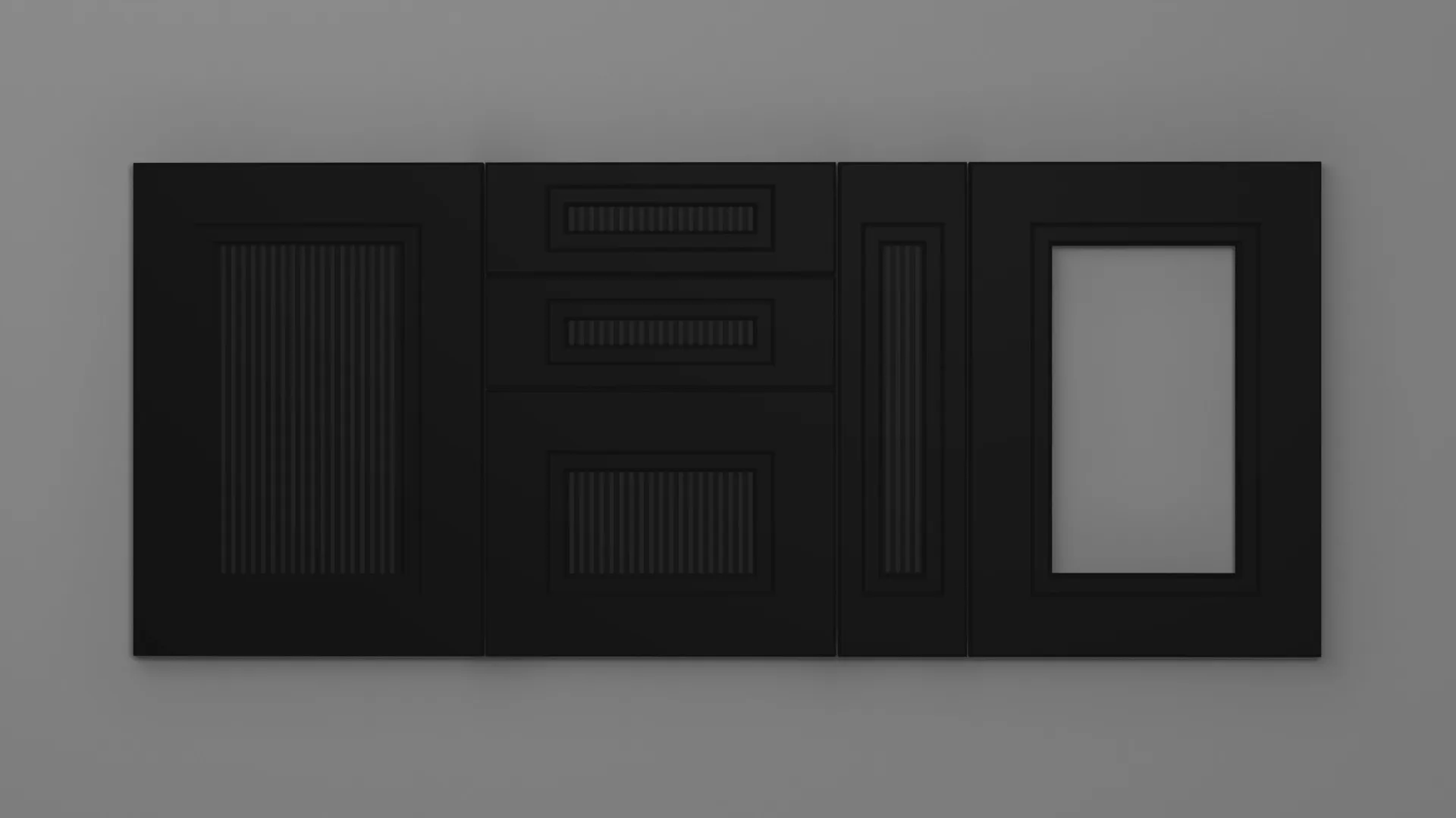 22 mm A270/T NEGRU CLASIC ULTRA MAT PERLAT - ultra mat perlat - culori uni