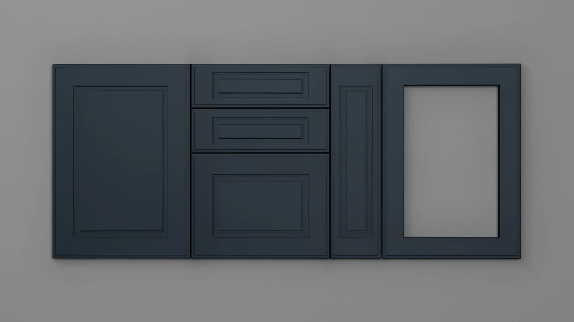 18 mm A144/L ALBASTRU PARISIAN ULTRA MAT - ultra mat - culori uni
