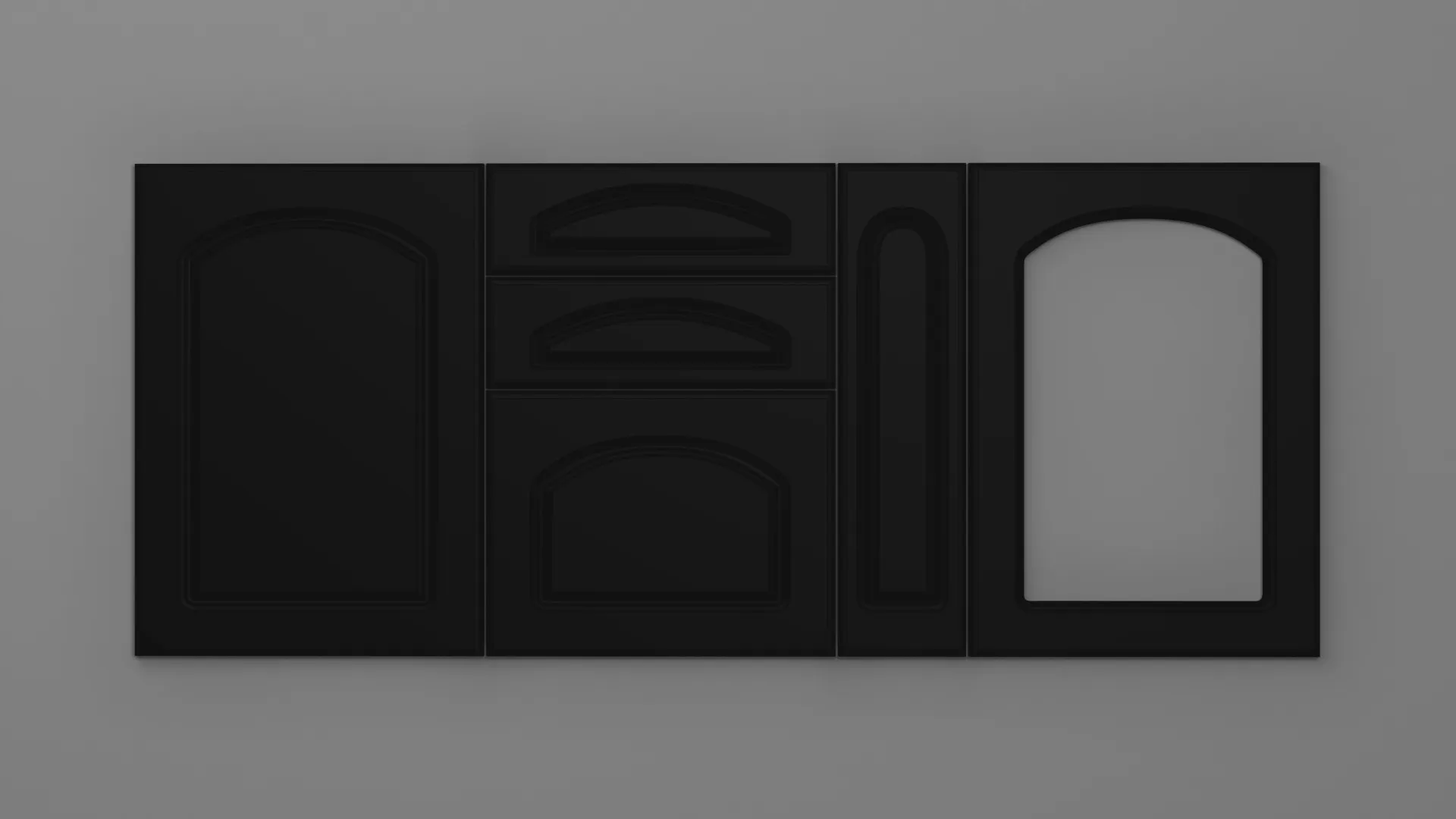 18 mm A11/P NEGRU CLASIC ULTRA MAT PERLAT - ultra mat perlat - culori uni