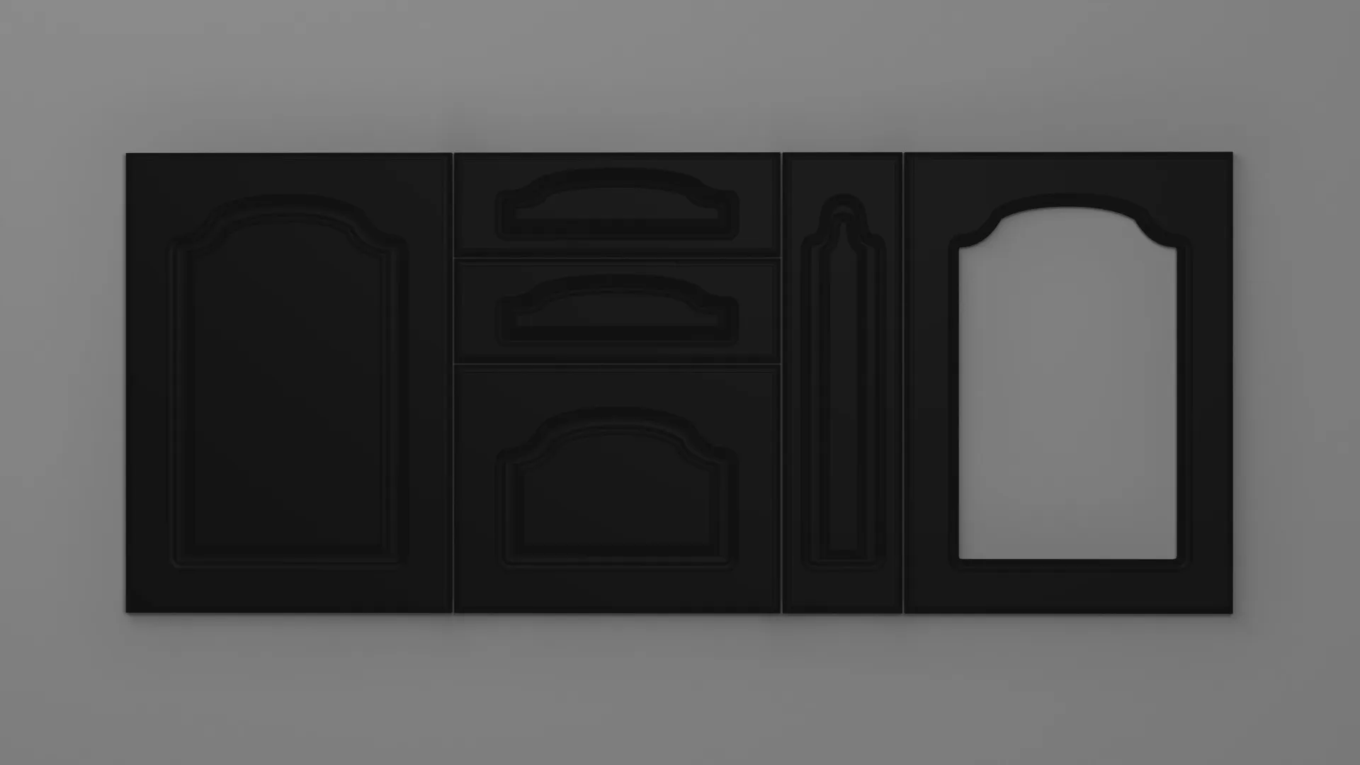 18 mm A31/P NEGRU ULTRA MAT - ultra mat - culori uni