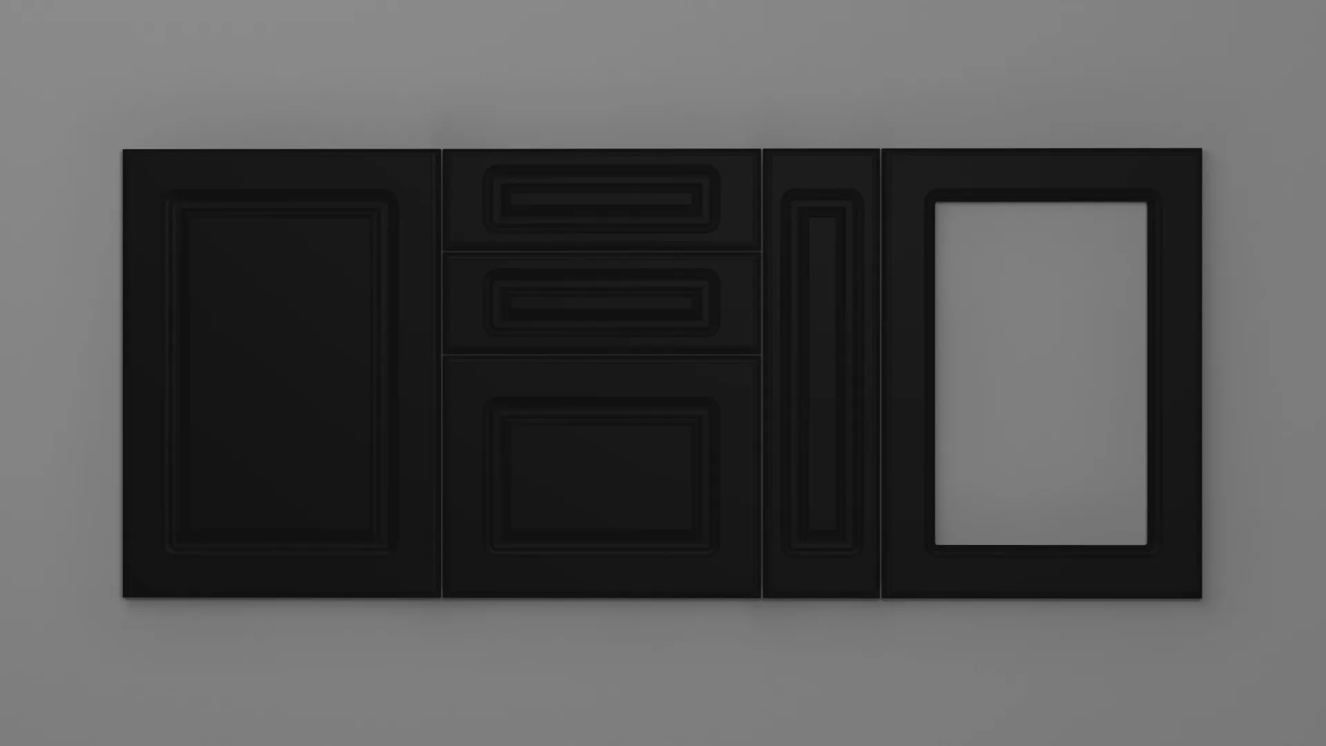 18 mm A32/P NEGRU ULTRA MAT - ultra mat - culori uni