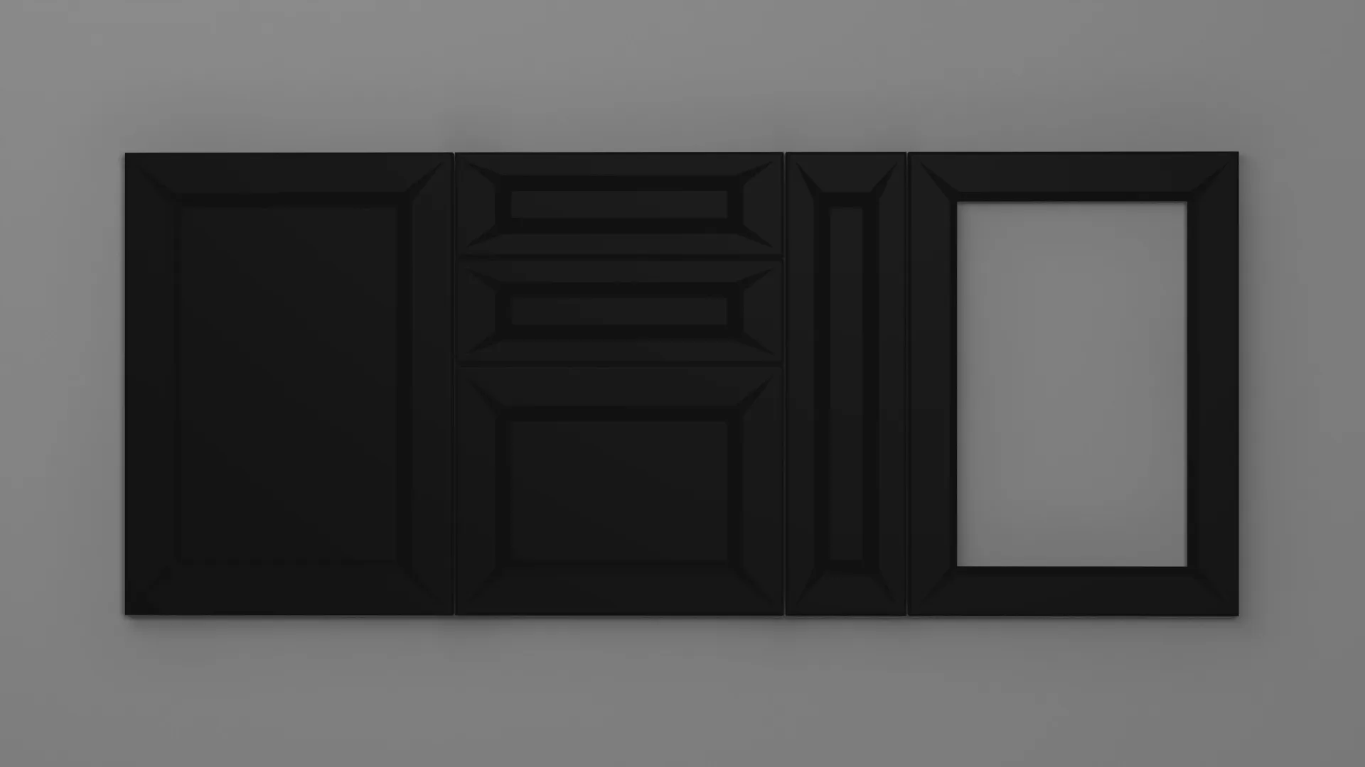 18 mm A44/R3 NEGRU ULTRA MAT - ultra mat - culori uni