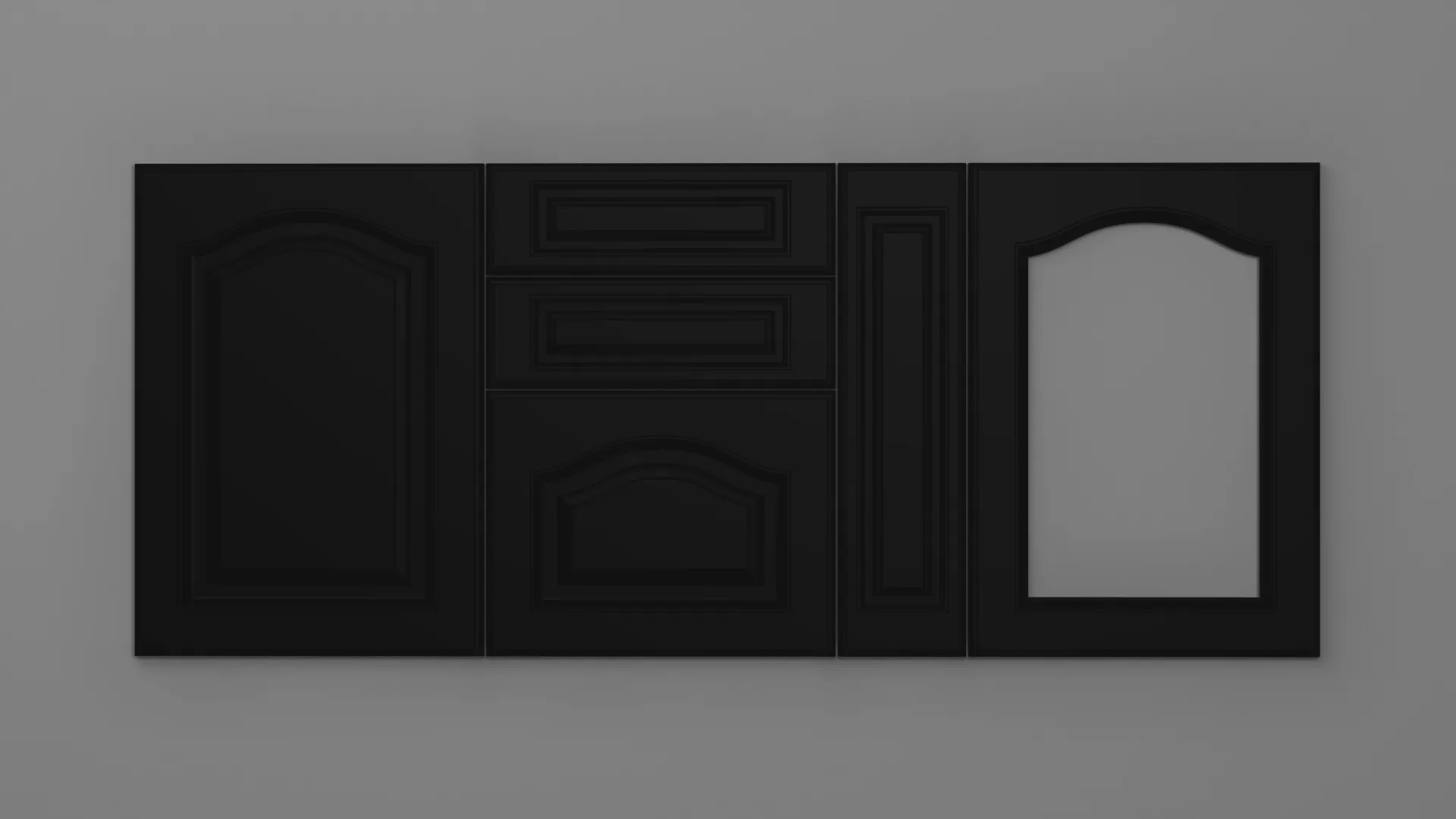 18 mm A63/P NEGRU ULTRA MAT - ultra mat - culori uni