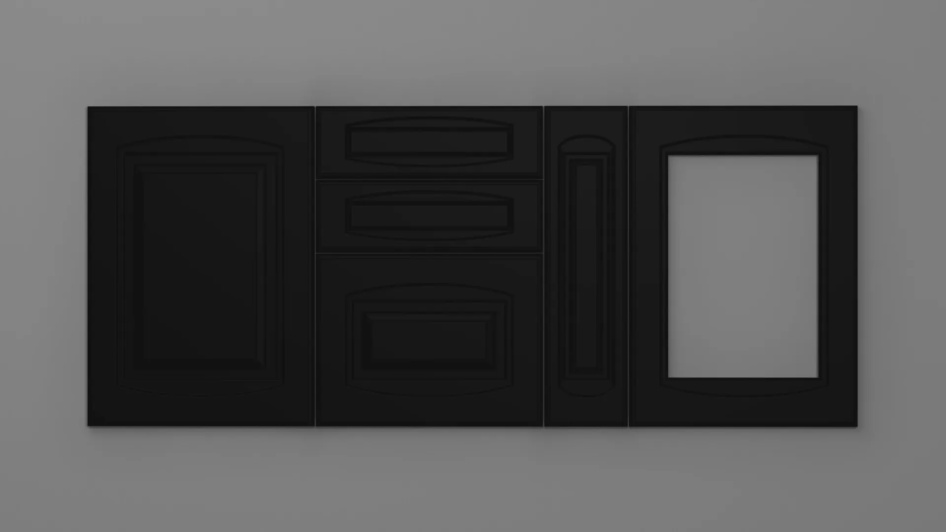 18 mm A70/P NEGRU ULTRA MAT - ultra mat - culori uni