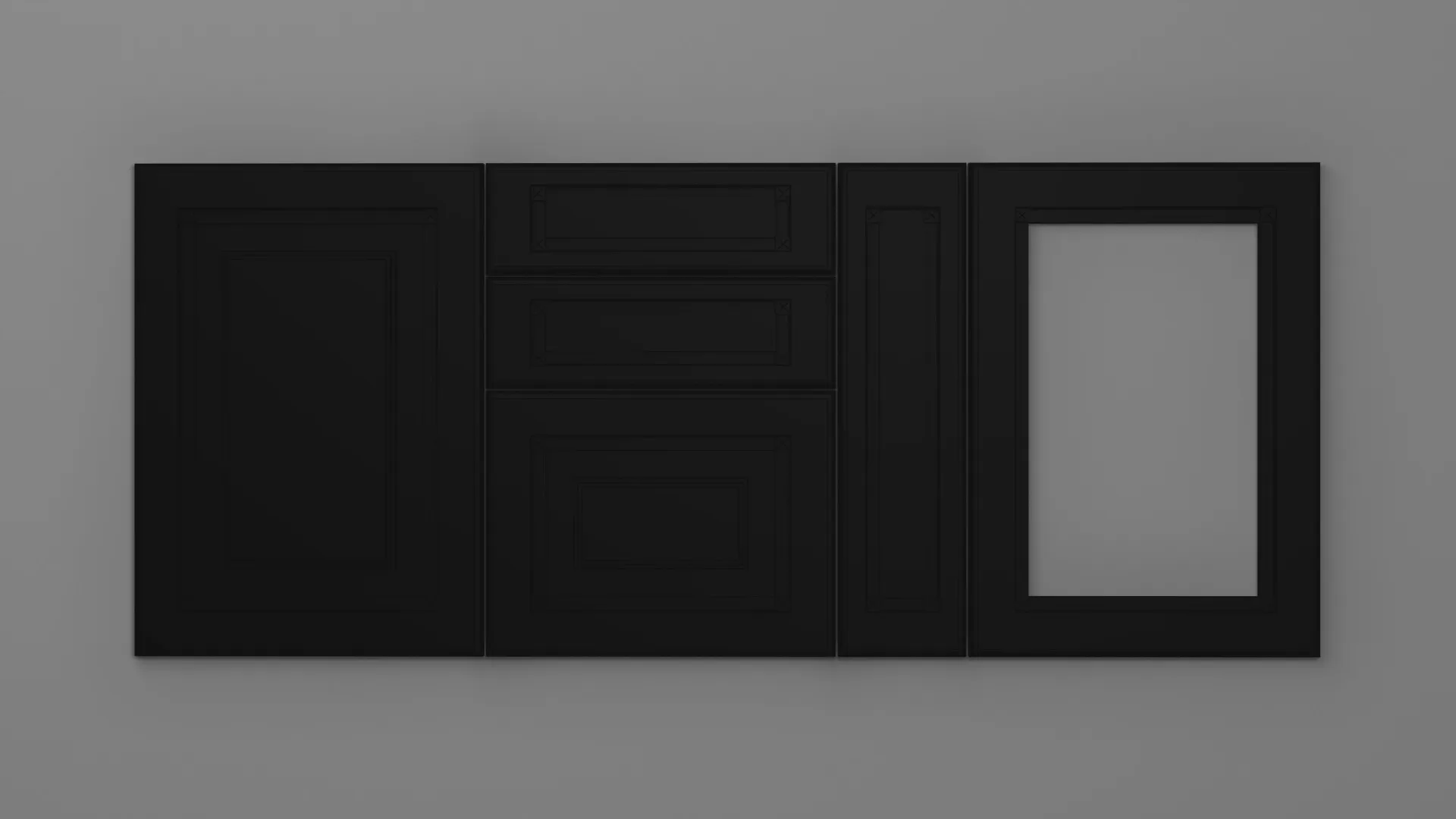 18 mm A71/P NEGRU CLASIC ULTRA MAT PERLAT - ultra mat perlat - culori uni