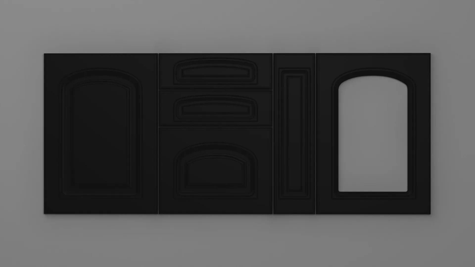18 mm A72/P NEGRU CLASIC ULTRA MAT PERLAT - ultra mat perlat - culori uni