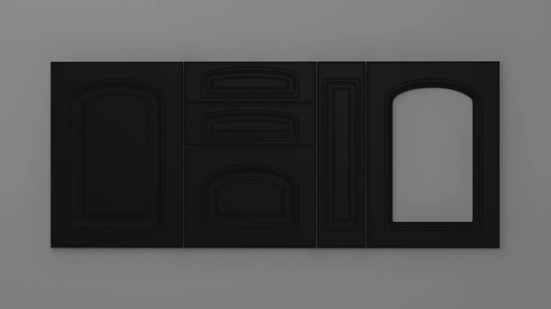 18 mm A72/P NEGRU ULTRA MAT - ultra mat - culori uni