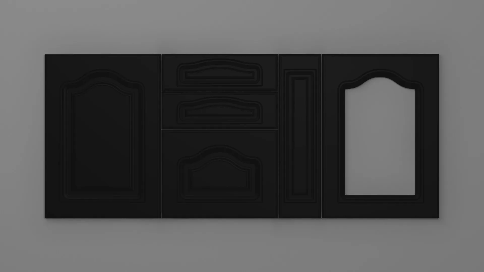 18 mm A73/P NEGRU ULTRA MAT - ultra mat - culori uni