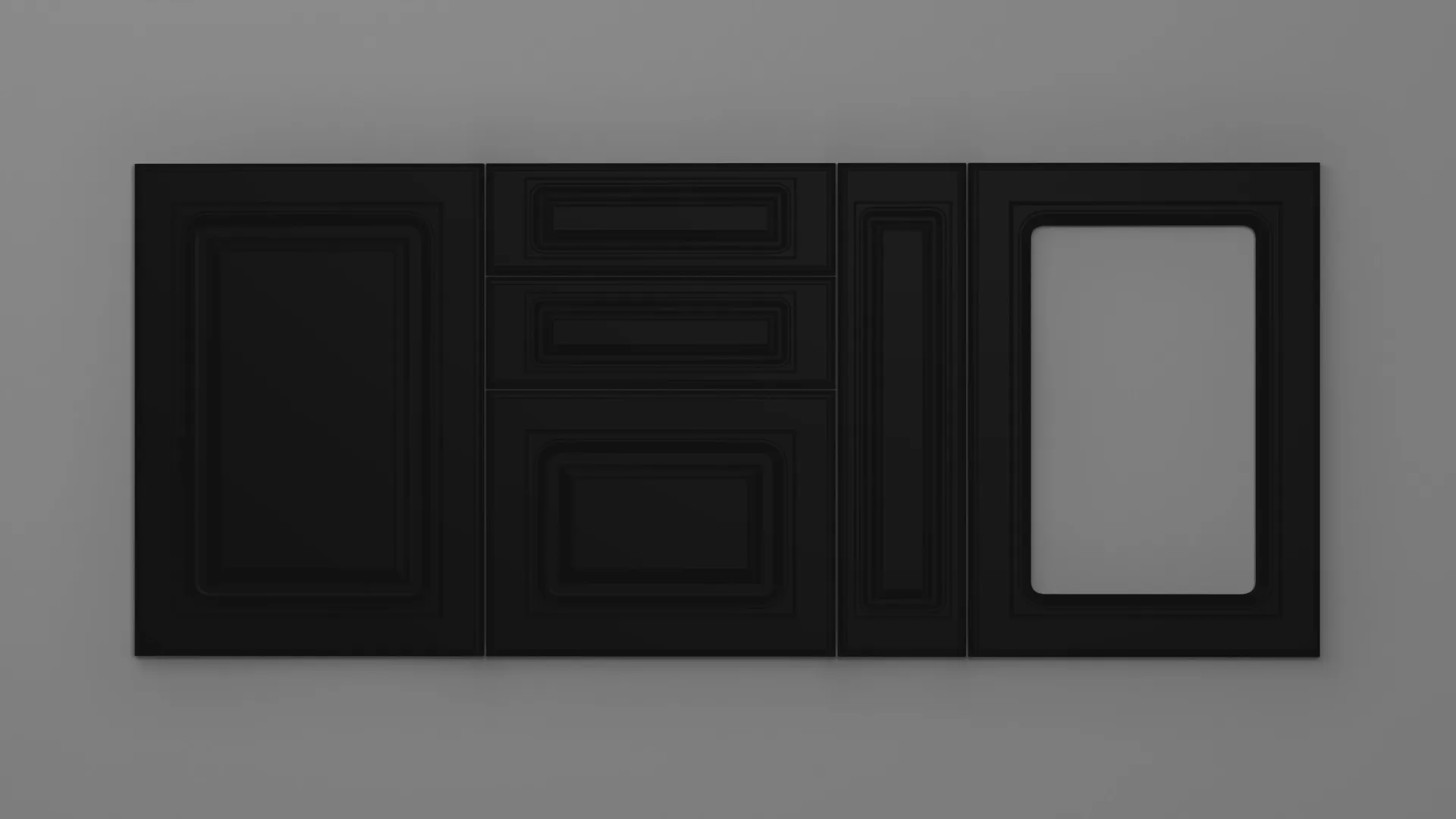 18 mm A74/P NEGRU CLASIC ULTRA MAT PERLAT - ultra mat perlat - culori uni