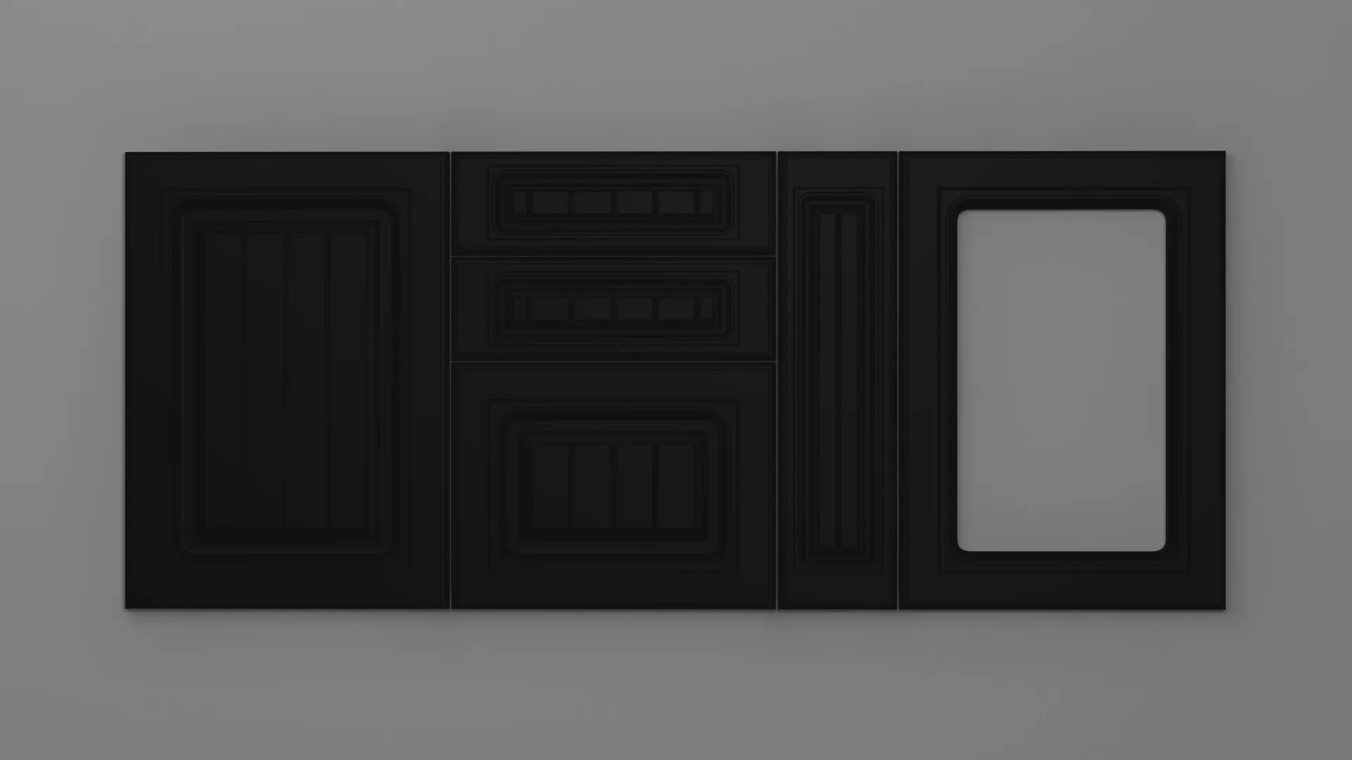 18 mm A75/P NEGRU ULTRA MAT - ultra mat - culori uni