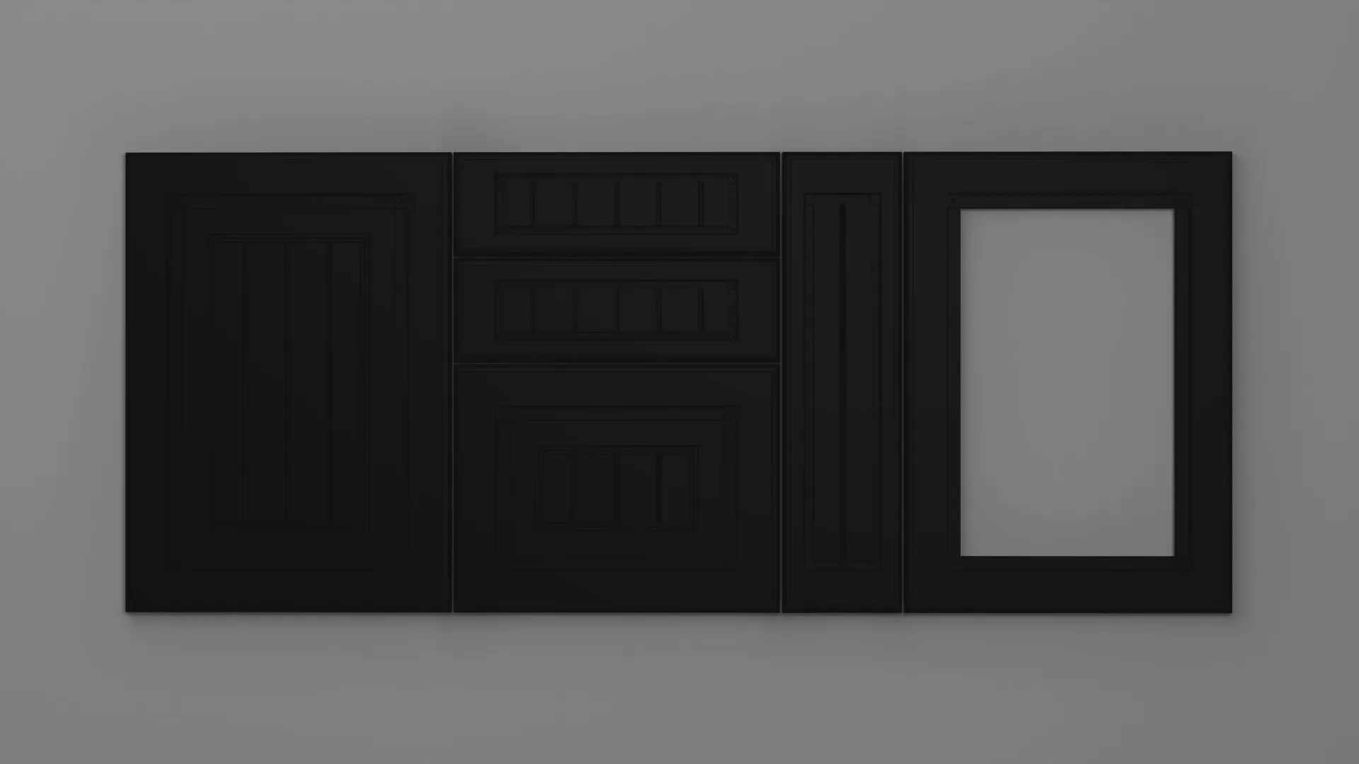 18 mm A76/P NEGRU CLASIC ULTRA MAT PERLAT - ultra mat perlat - culori uni