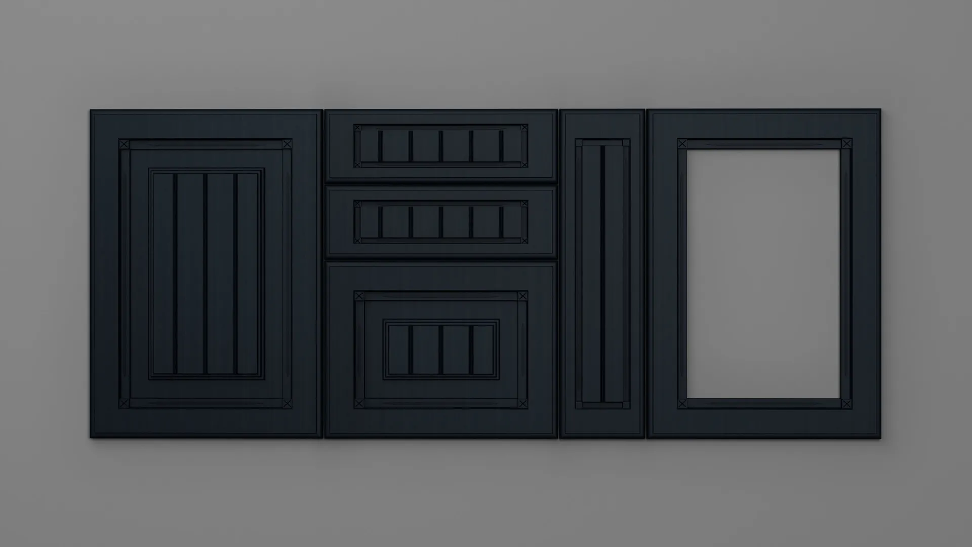 18 mm A76/P INDIGO FIBROS - mat - uni structo