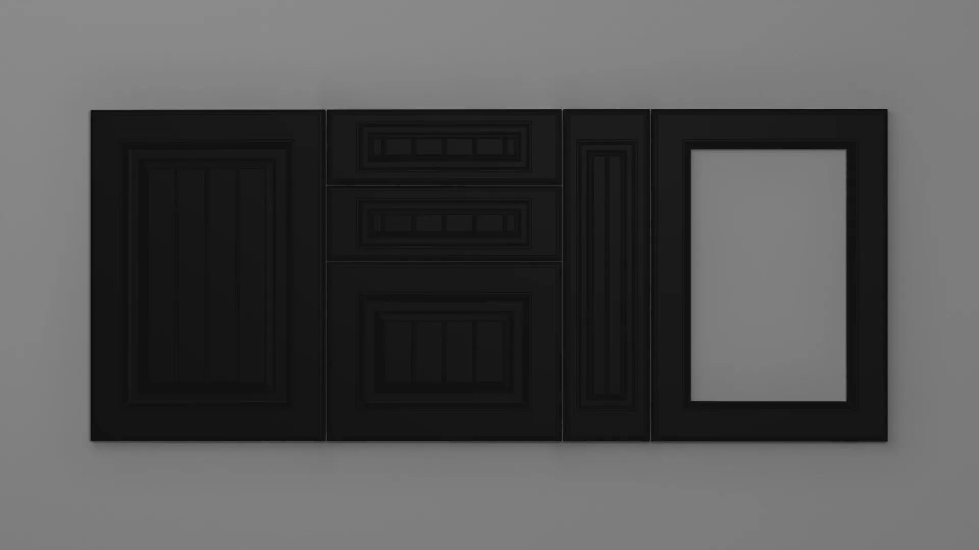 18 mm A77/P NEGRU CLASIC ULTRA MAT PERLAT - ultra mat perlat - culori uni