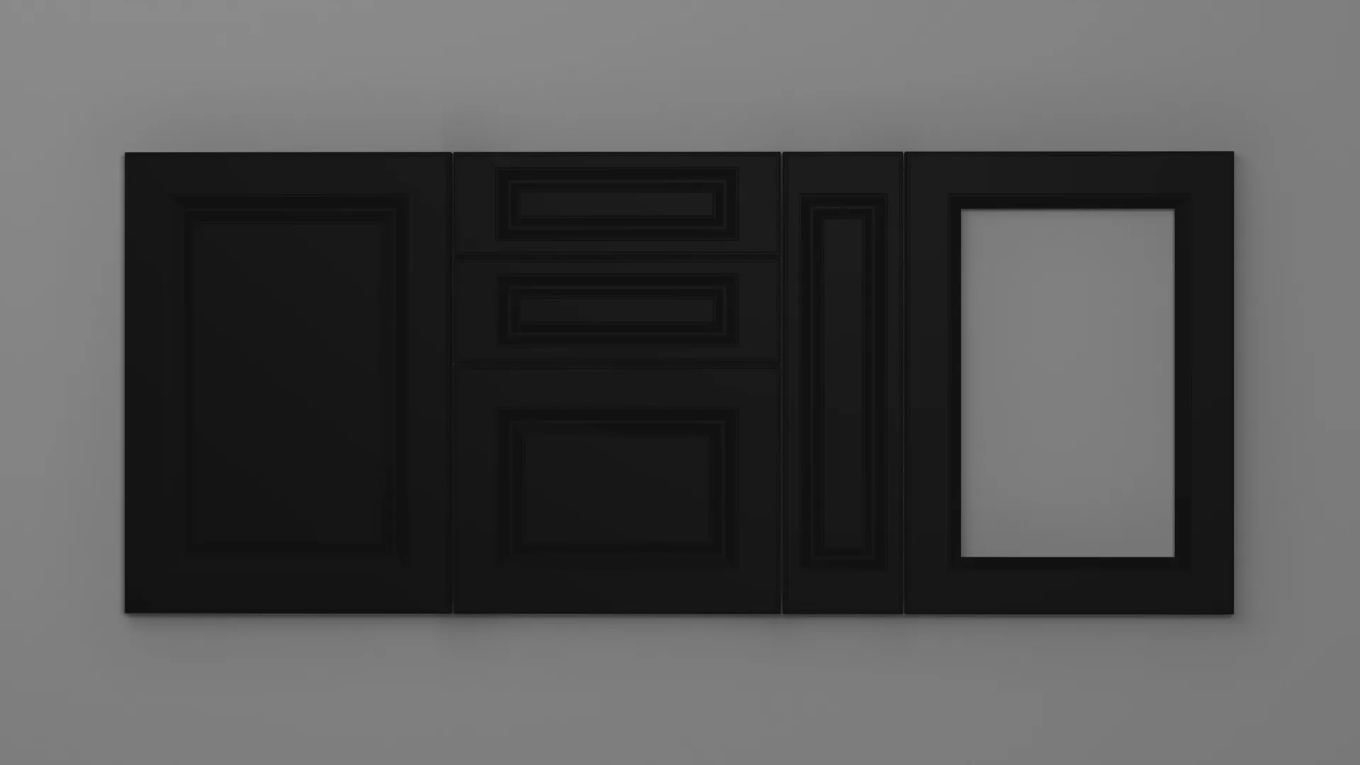 18 mm A130/D NEGRU ULTRA MAT - ultra mat - culori uni