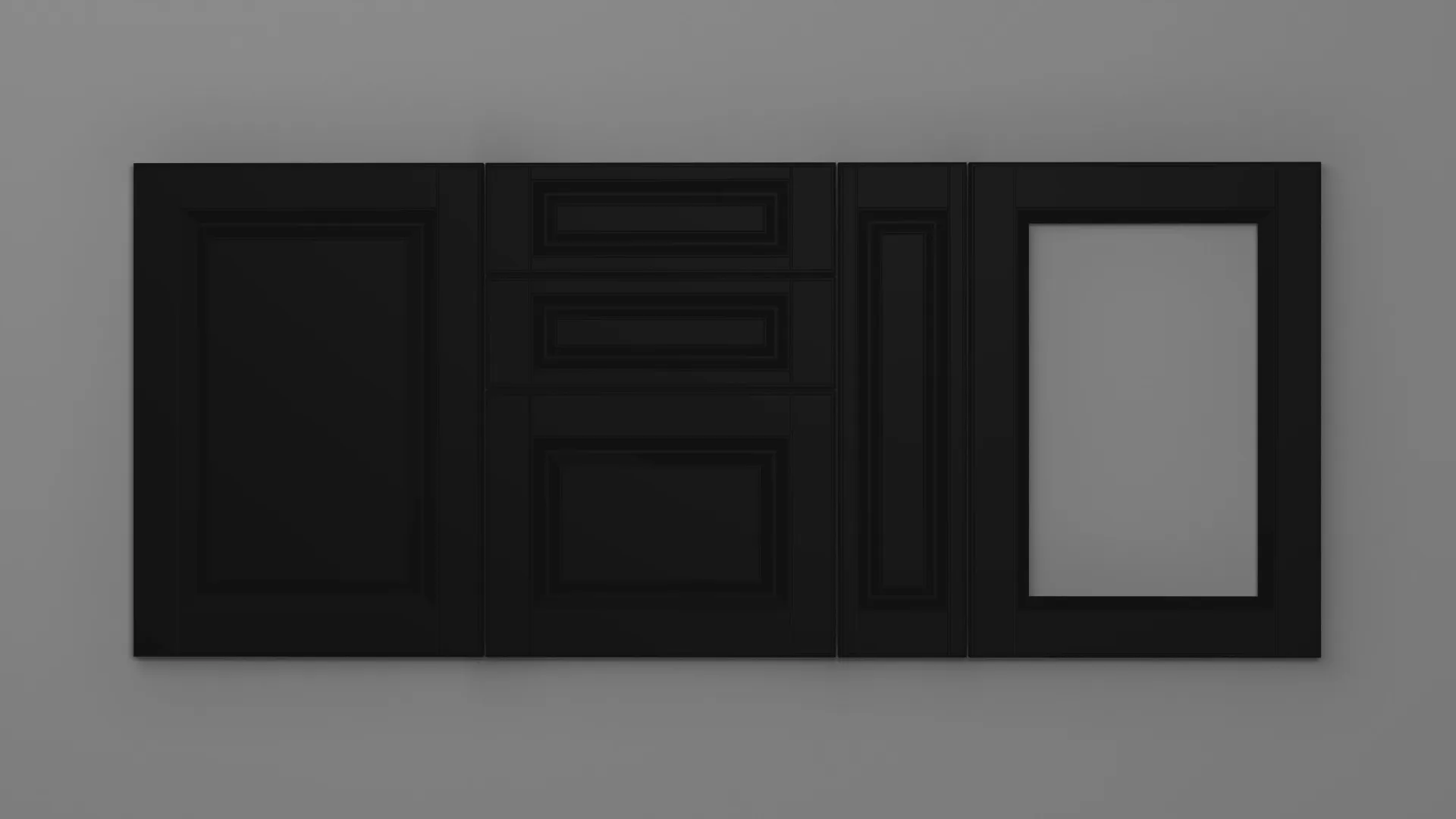 18 mm A131/D NEGRU ULTRA MAT - ultra mat - culori uni