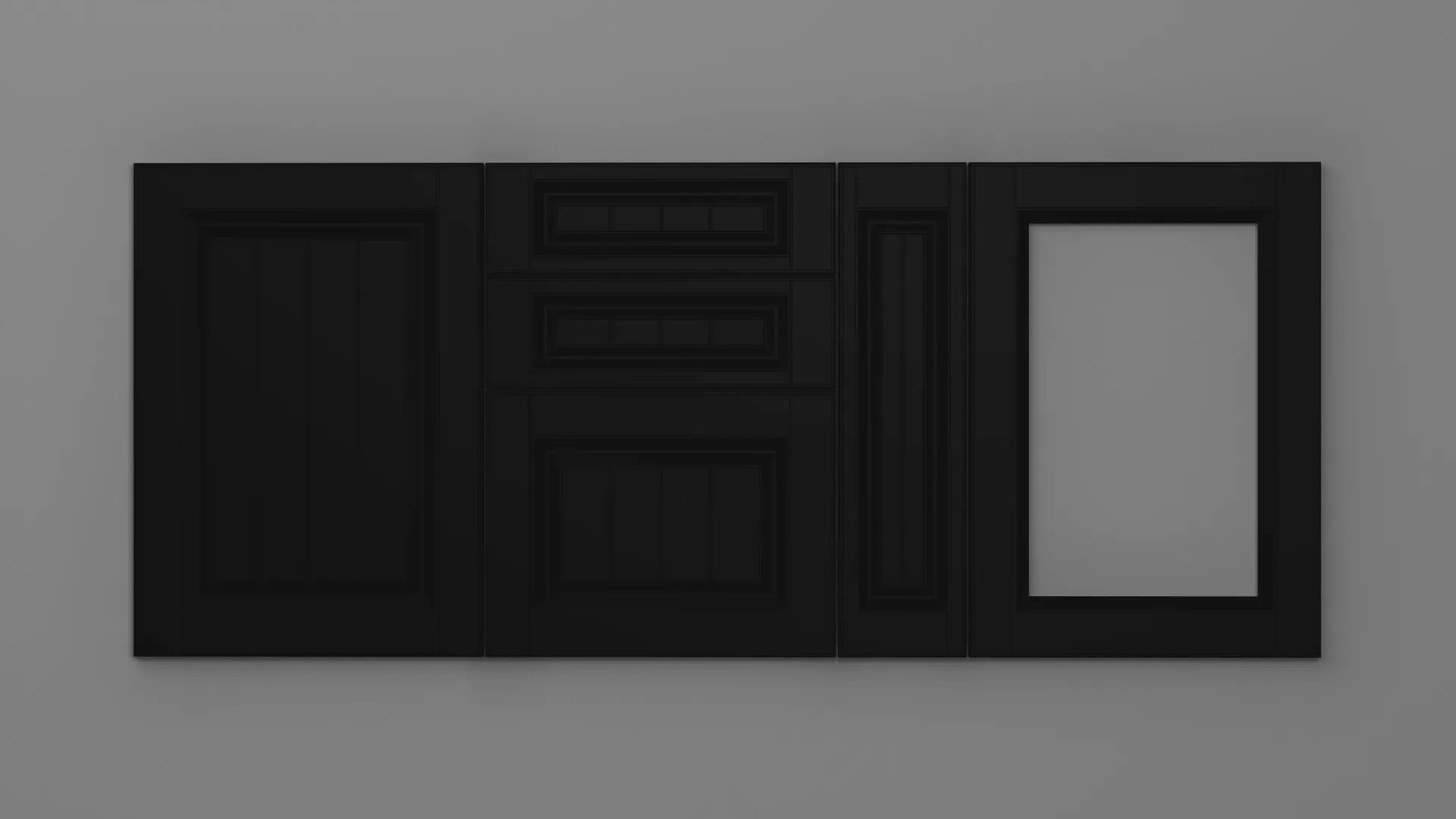 18 mm A132/D NEGRU ULTRA MAT - ultra mat - culori uni