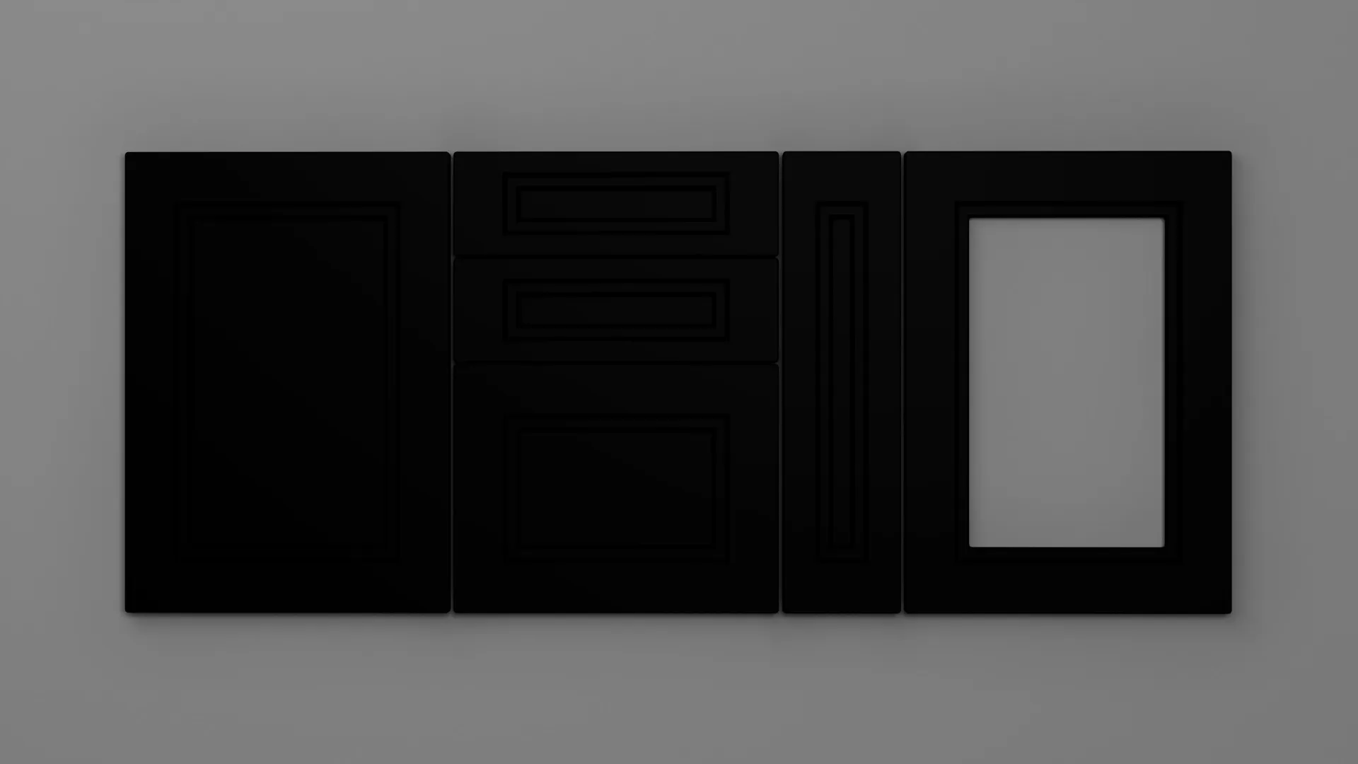 22 mm A170/T NEGRU ULTRA MAT - ultra mat - culori uni