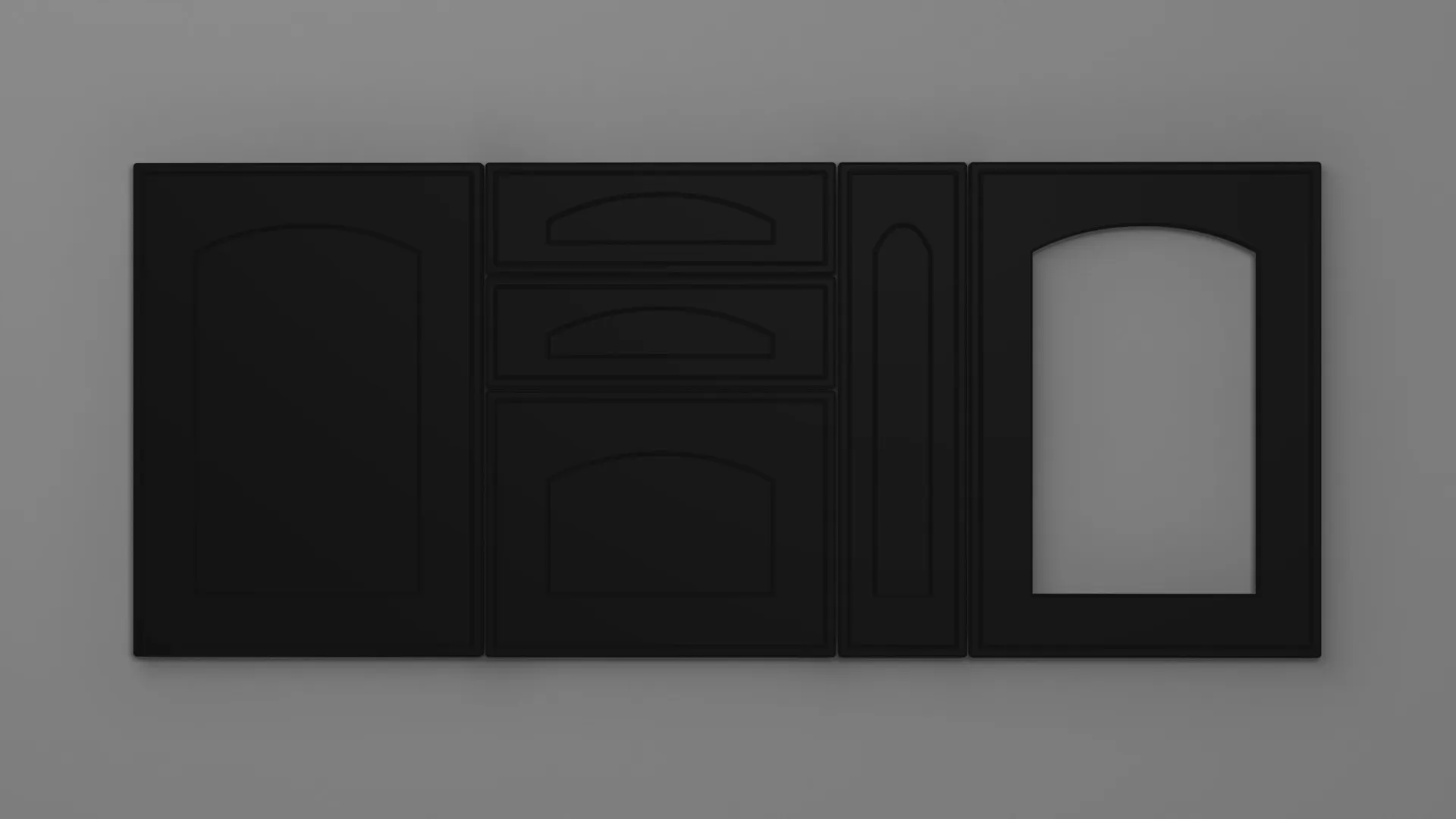 18 mm A42/T NEGRU ULTRA MAT - ultra mat - culori uni