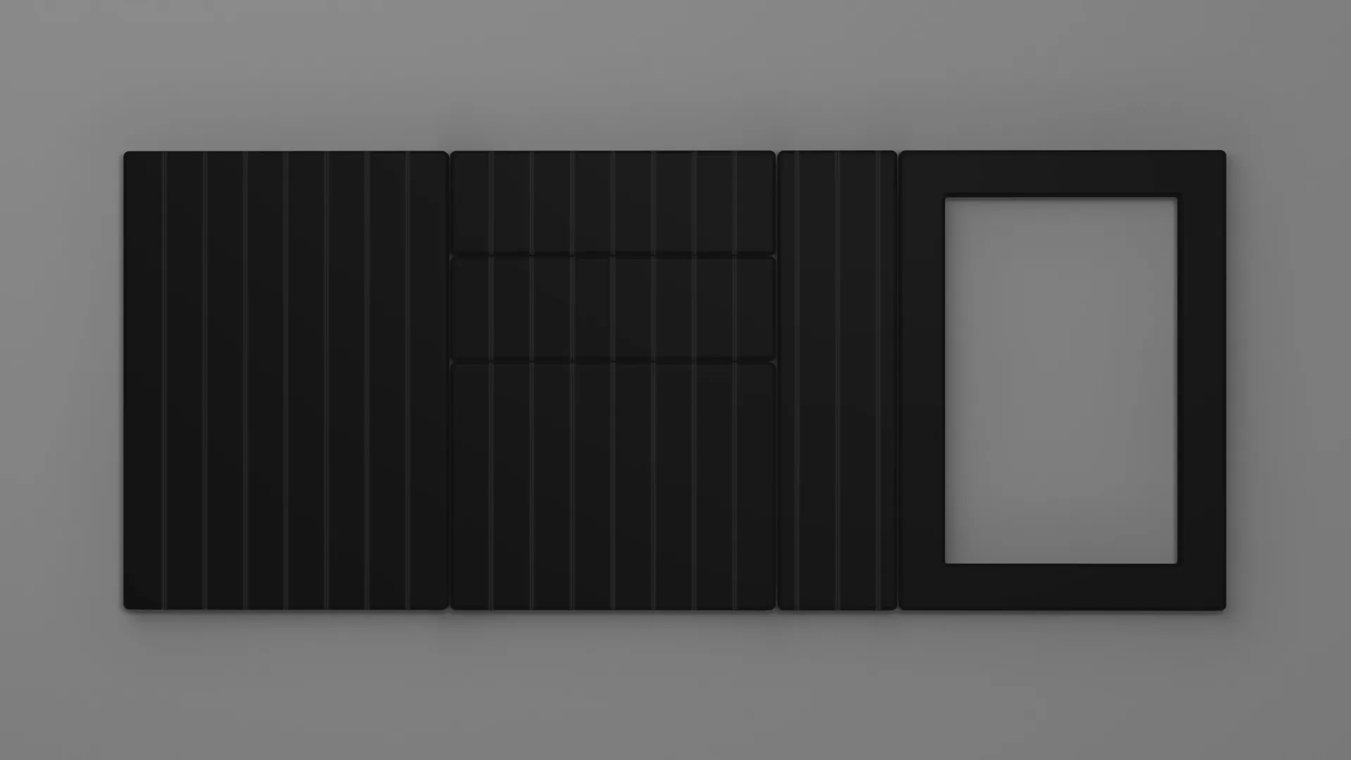 18 mm A58/R6 NEGRU CLASIC ULTRA MAT PERLAT - ultra mat perlat - culori uni