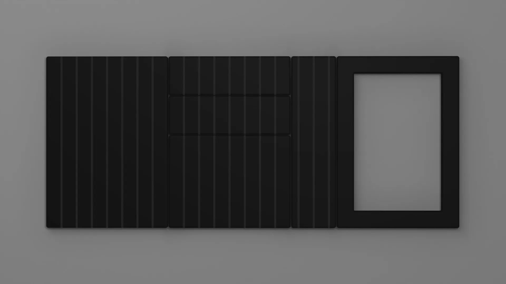 18 mm A58/R6 NEGRU ULTRA MAT - ultra mat - culori uni