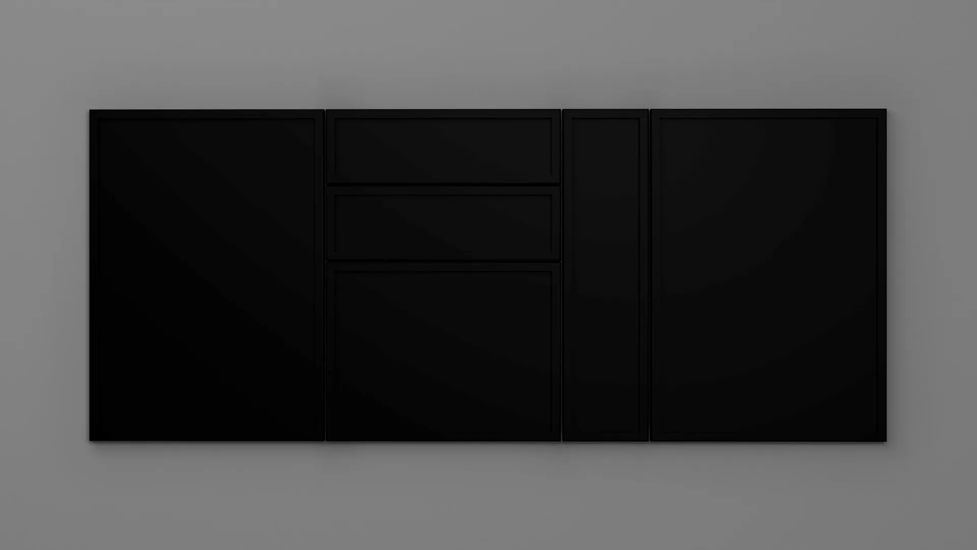 22 mm A400/R3 NEGRU ULTRA MAT - ultra mat - culori uni