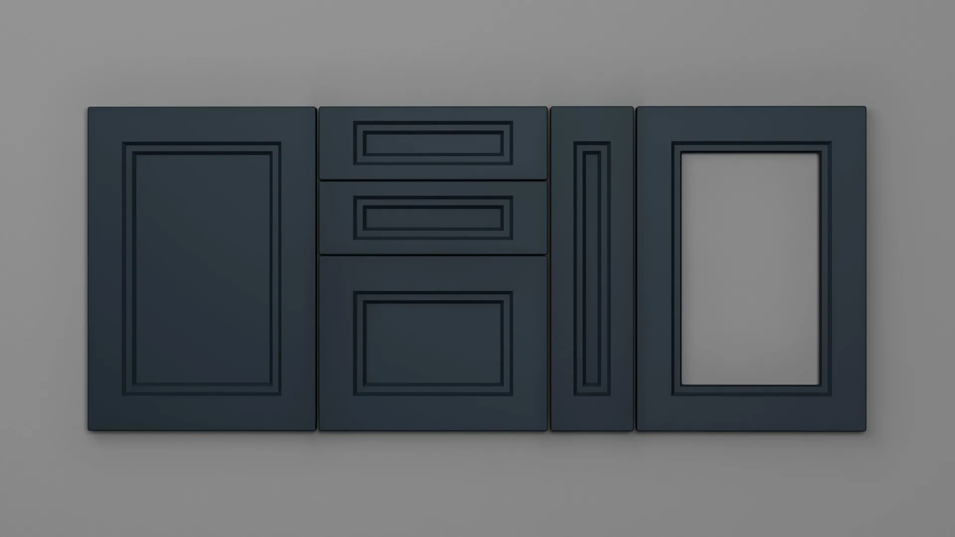 22 mm A170/T ALBASTRU PARISIAN ULTRA MAT - ultra mat - culori uni