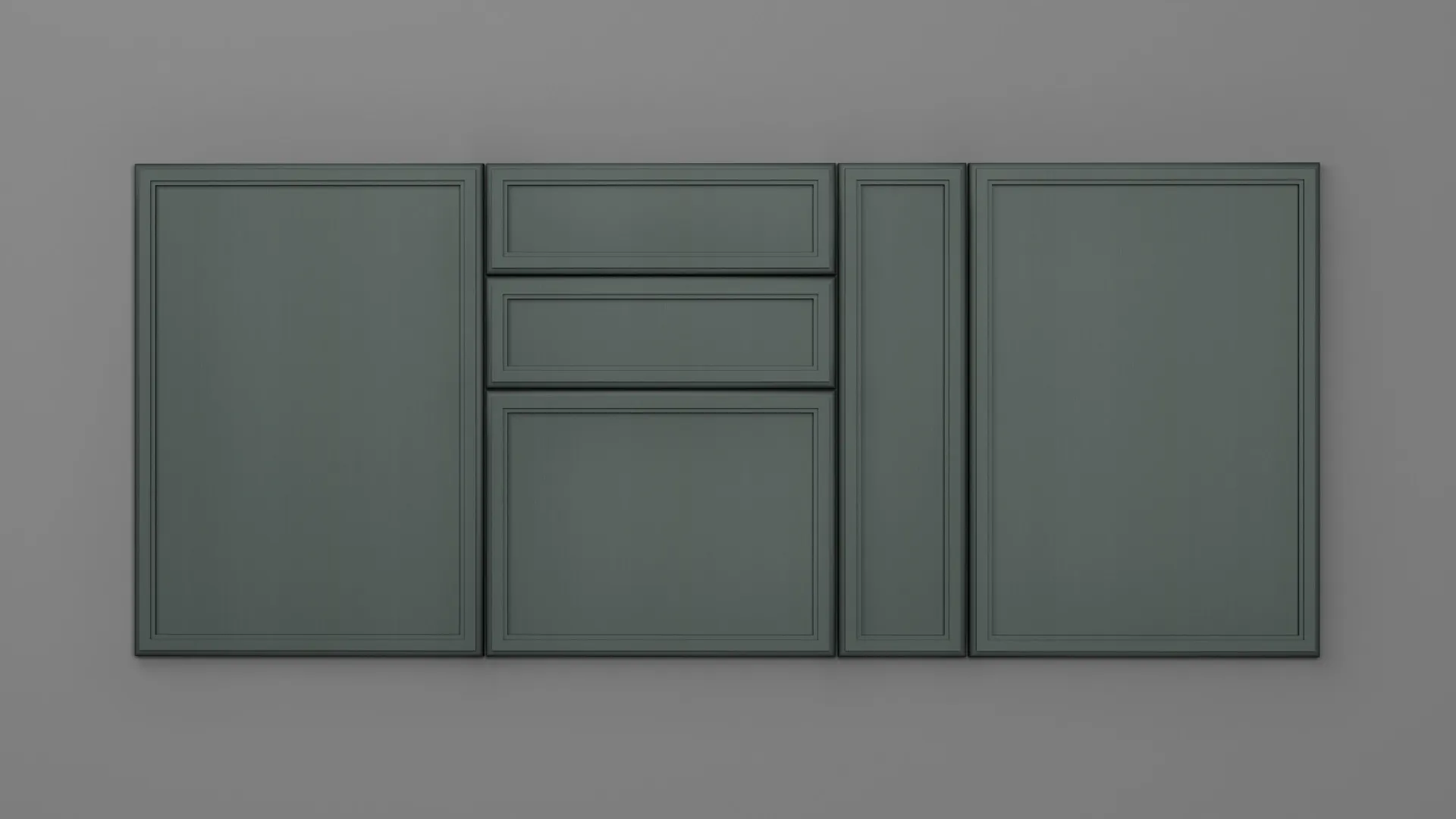 22 mm A420/P VERDE STUF ULTRA MAT - ultra mat - culori uni