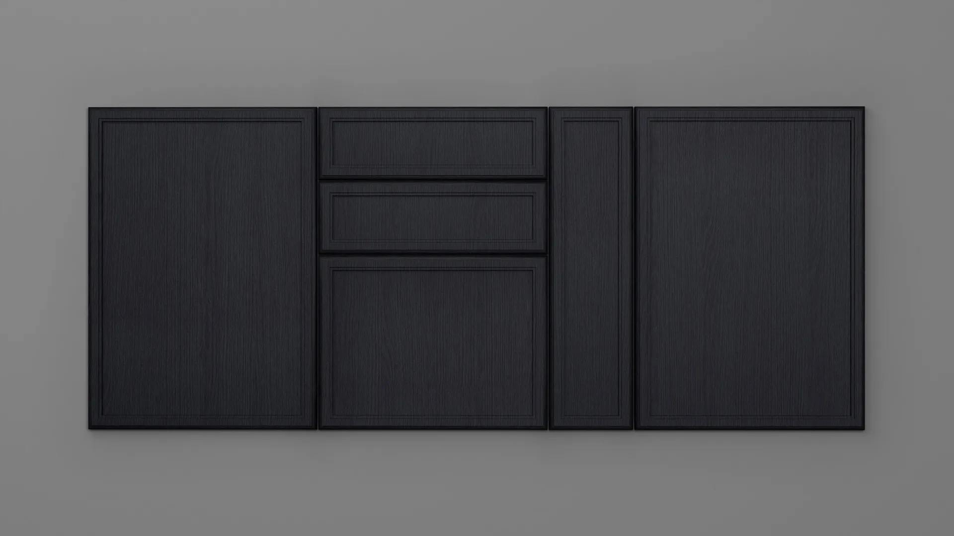 22 mm A420/P NEGRU STRUCTO - mat - uni structo