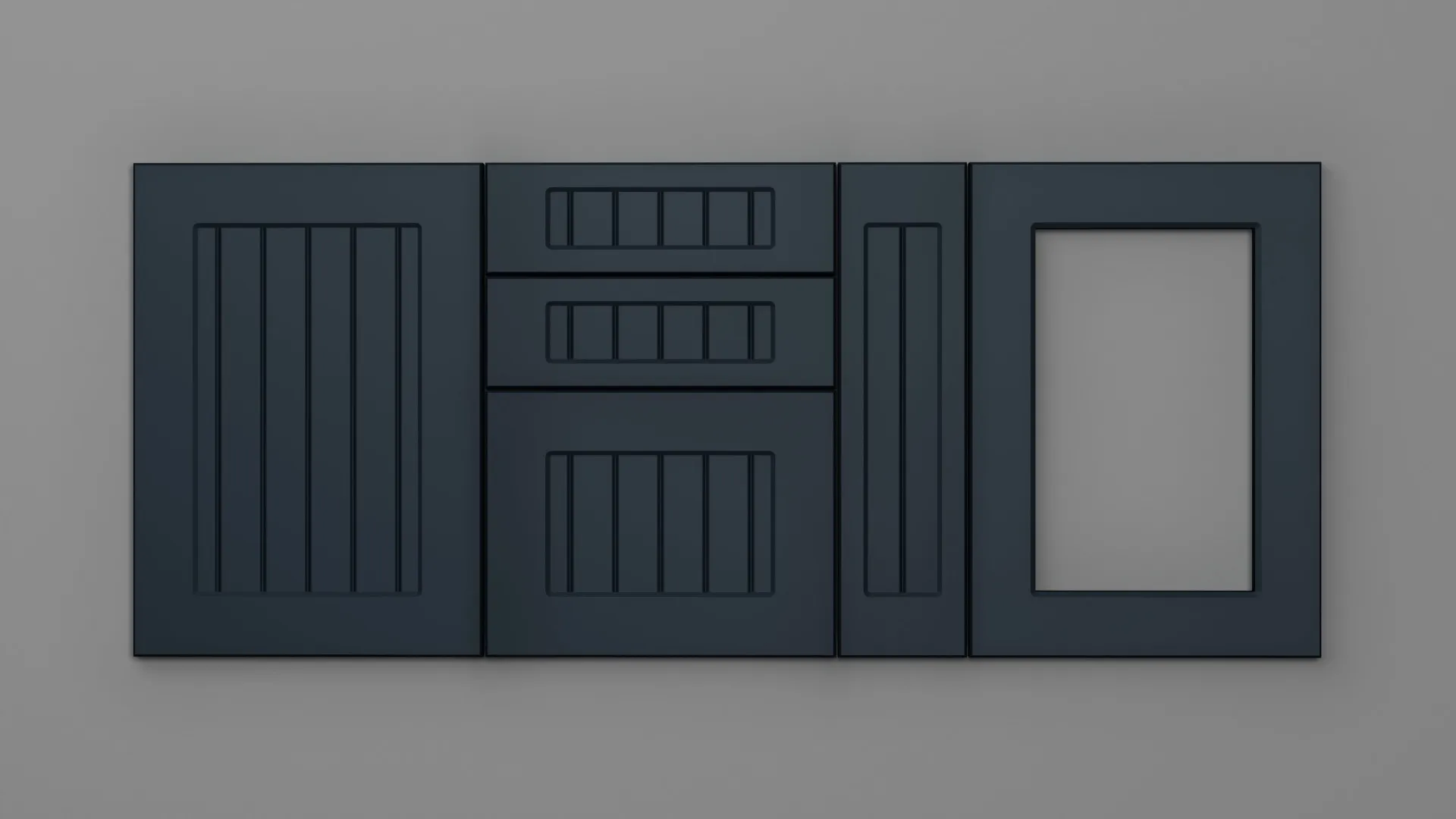 22 mm A179/T ALBASTRU PARISIAN ULTRA MAT - ultra mat - culori uni