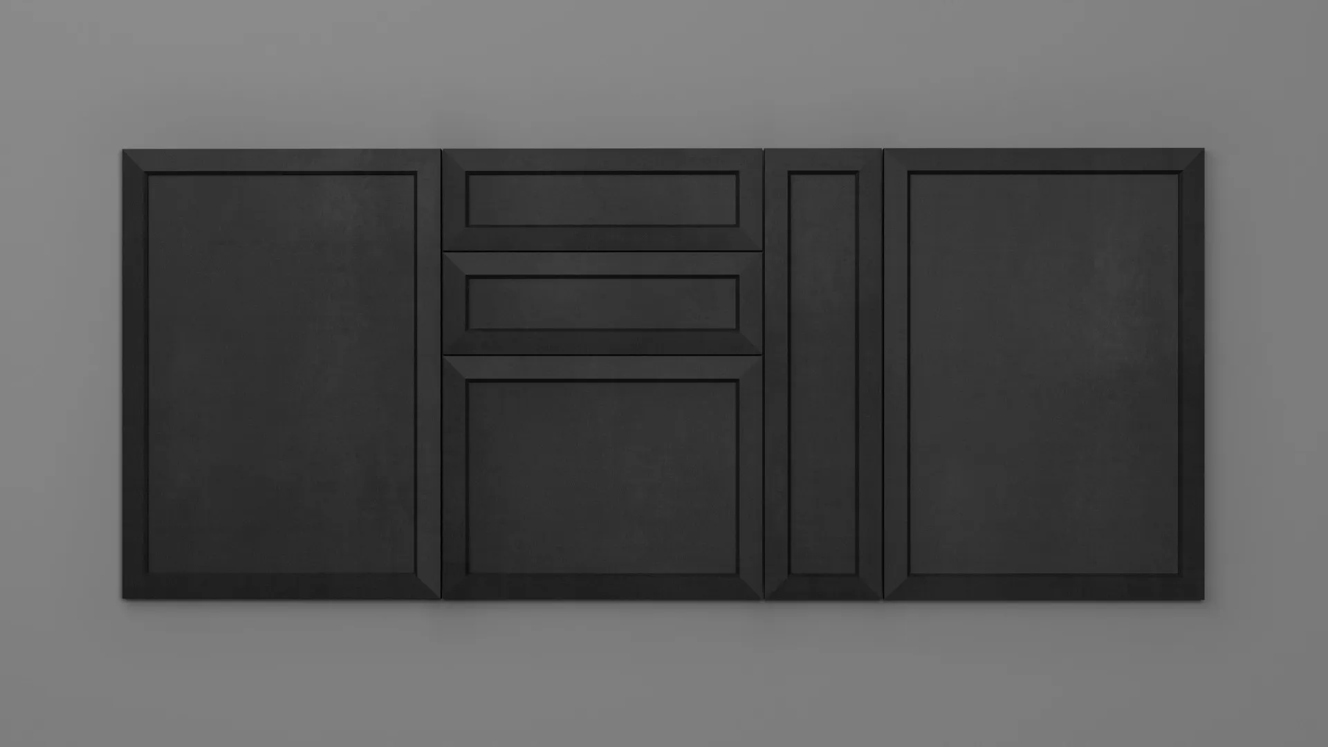 22 mm A430/I NEGRU CERAMIC - mat - imitație de textură