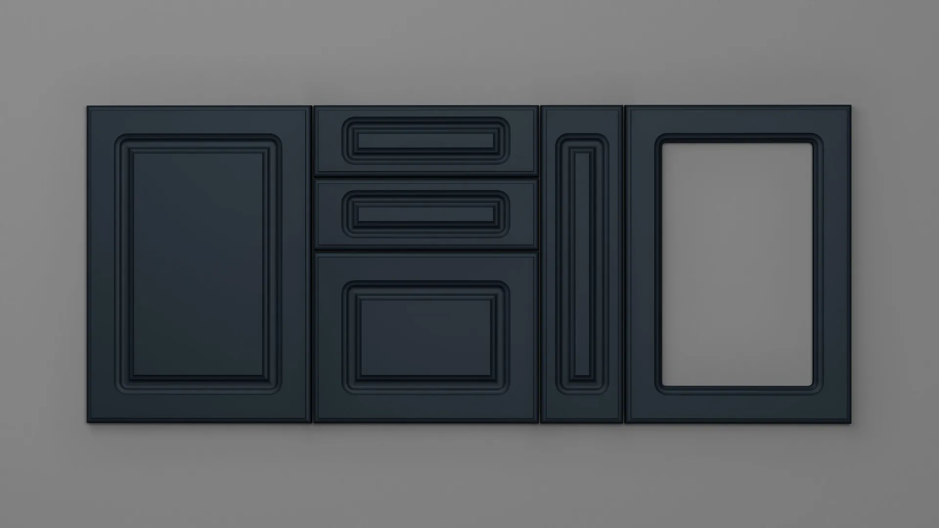 18 mm A1/P ALBASTRU PARISIAN ULTRA MAT - ultra mat - culori uni