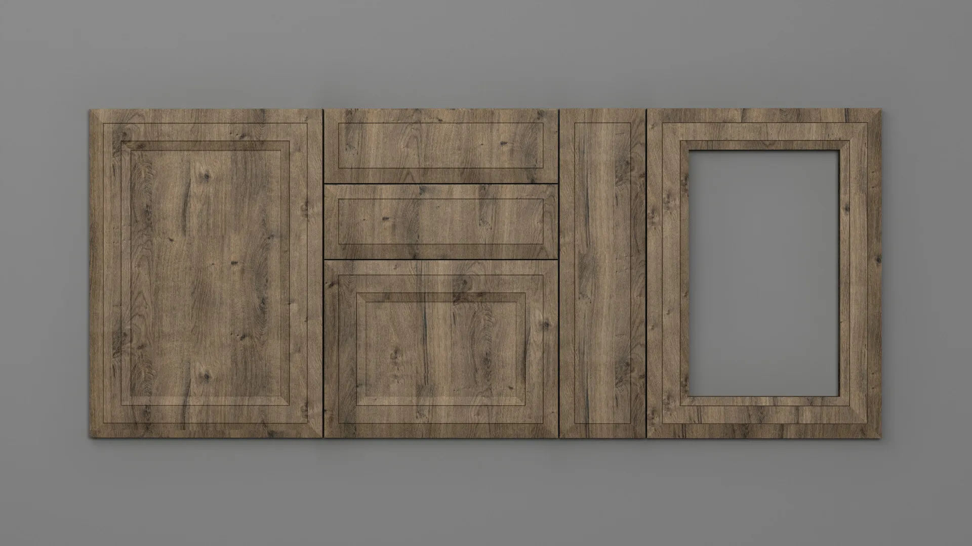 22 mm A440/I STEJAR RUSTIC RIBBECK - mat - imitație de lemn