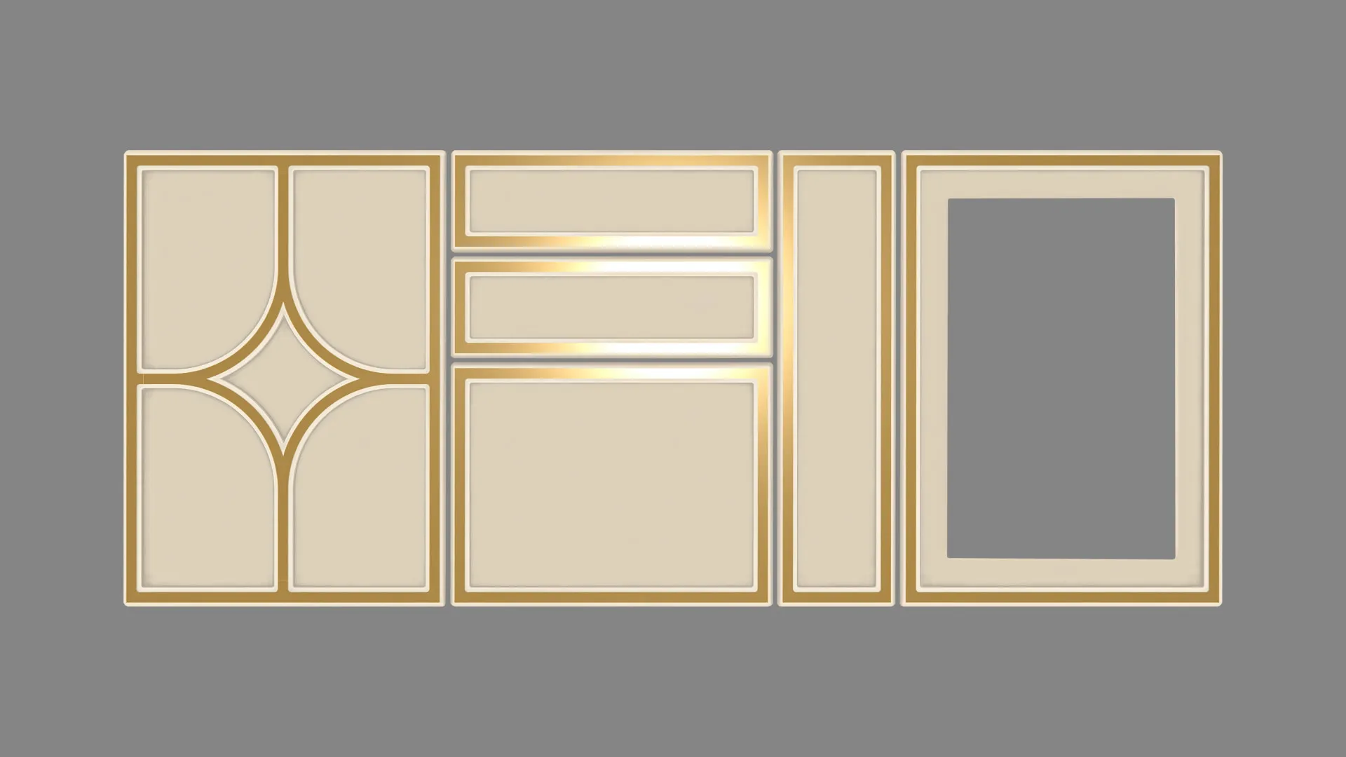22 mm A422/P CREM ANTIQUE GOLD - antique - antichizat