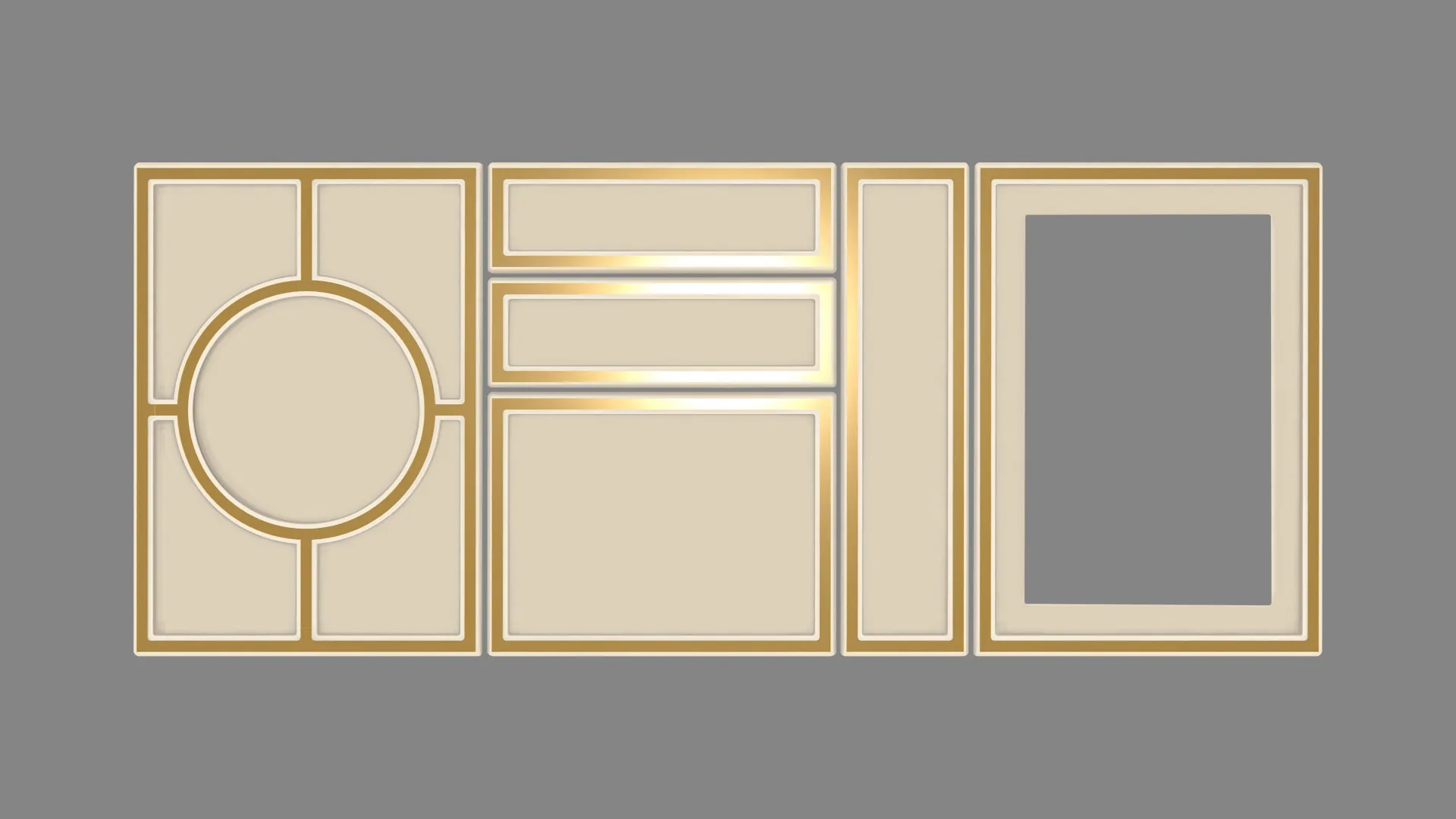22 mm A423/P CREM ANTIQUE GOLD - antique - antichizat