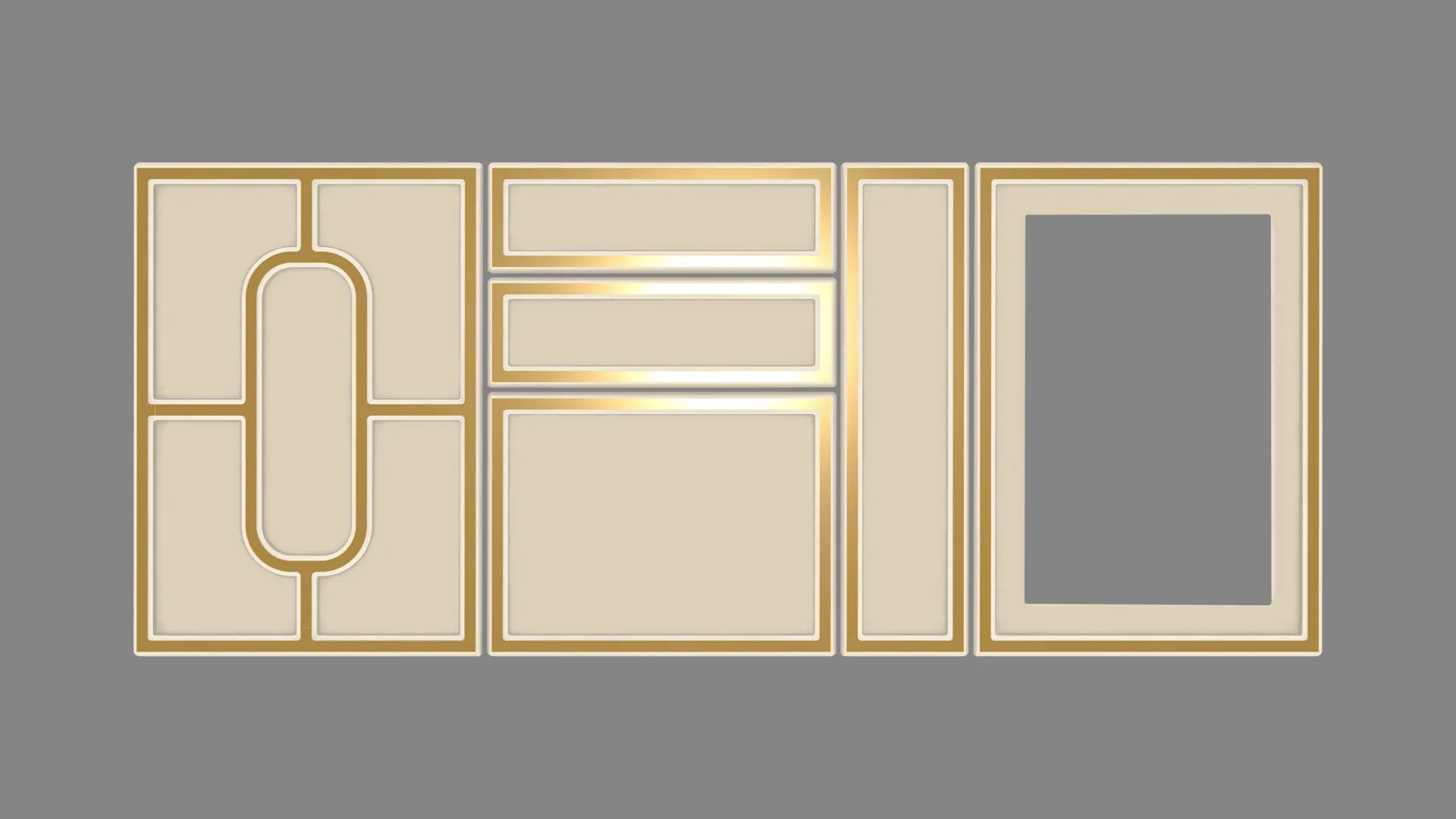22 mm A424/P CREM ANTIQUE GOLD - antique - antichizat