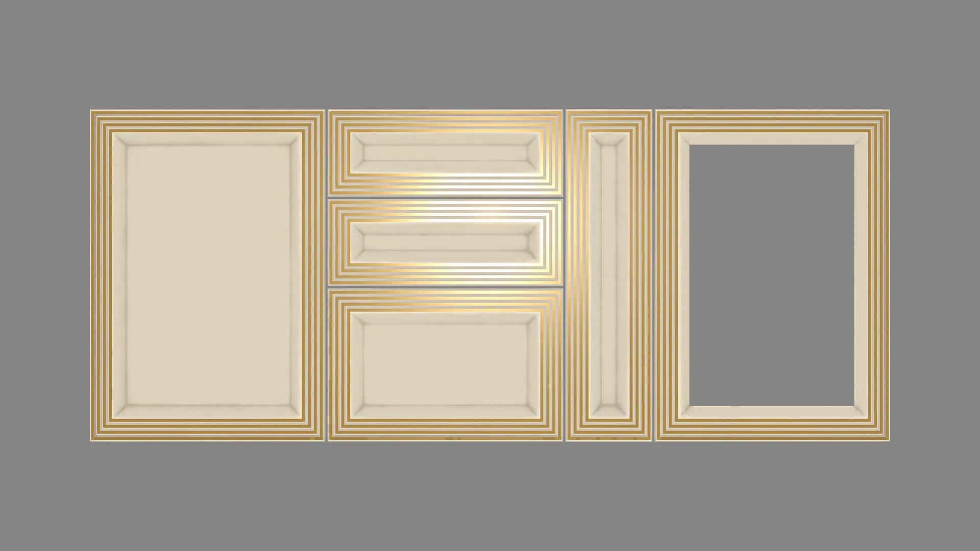22 mm A500/T CREM ANTIQUE GOLD - antique - antichizat